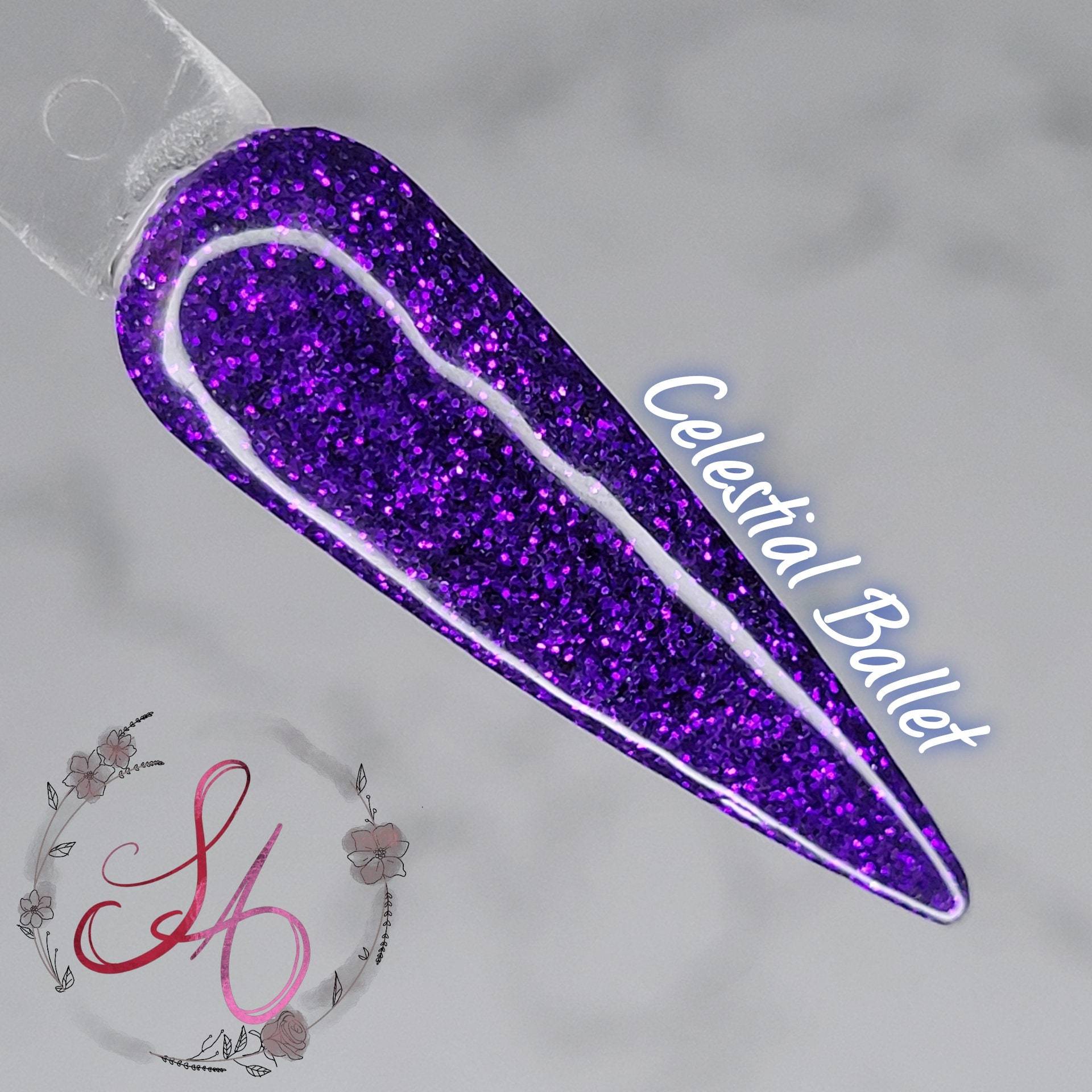 Celestial Ballet Lila Glitter Dip Pulver von Etsy - SandADipPowders