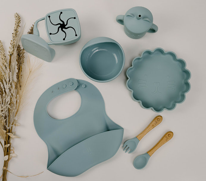 Silikon Still-Set | Futter-Set Siebenteiliges Baby Stillset Geschenk von Etsy - SandHCoLLC