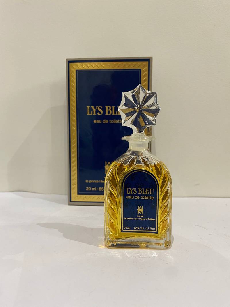 Lys Bleu Prince Henri D'orleans Edt 20 Ml. Selten, Vintage 1980. Versiegelte Kristallflasche von Etsy - ScentOfFranceVintage