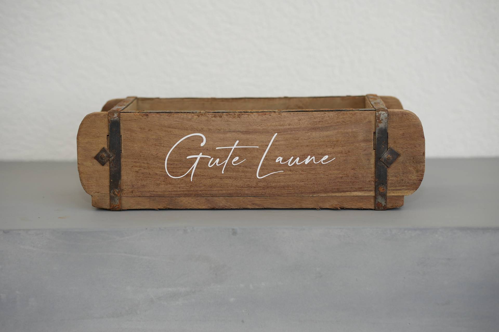 Geschenkbox "Gute Laune" | Diy Box Zum Selbst Befüllen Erinnerungsbox Aufbewahrungskiste Dekoration Für Garten & Terrasse von Etsy - SchneiderGeschenke