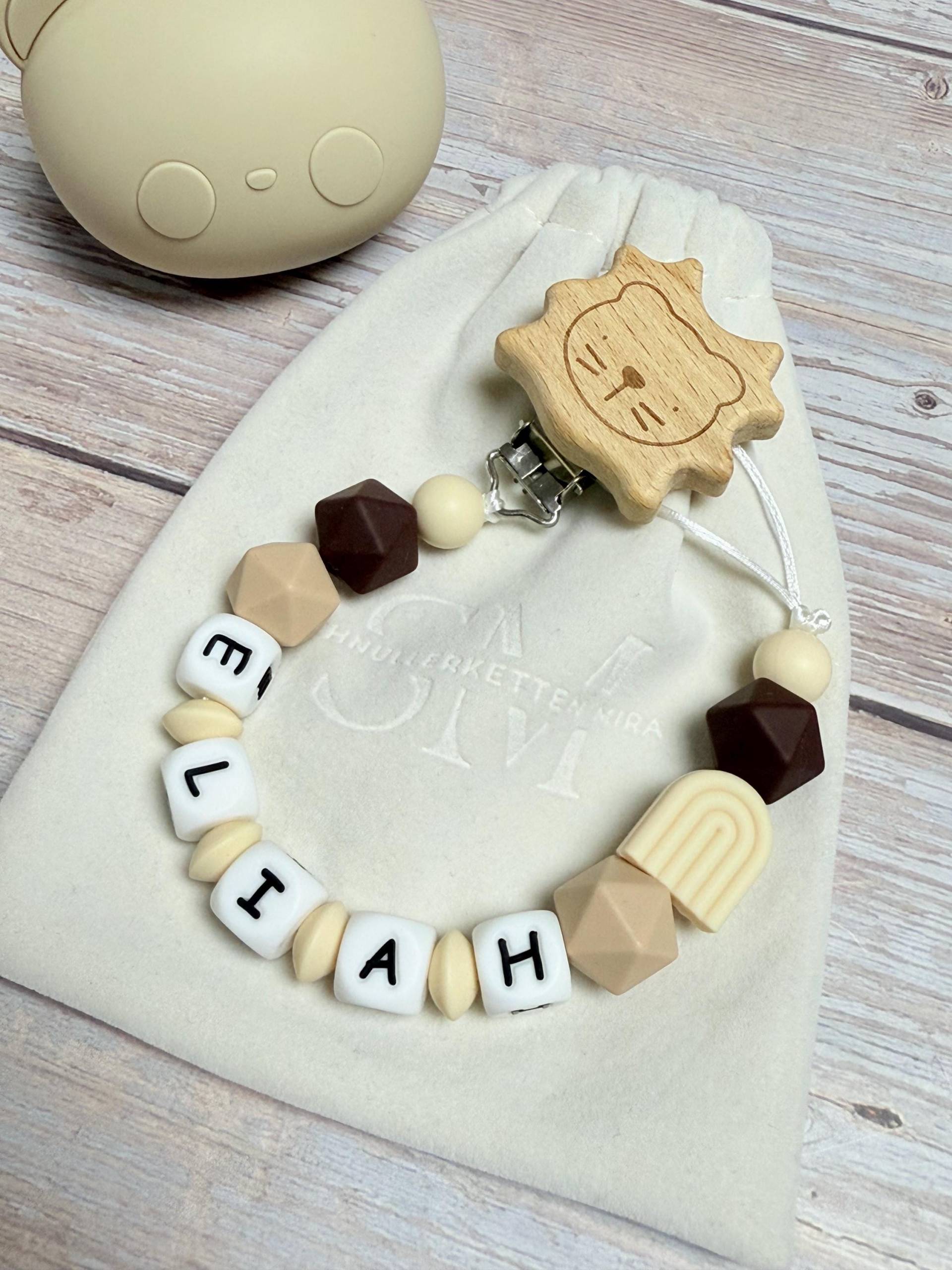 Schnullerkette Mit Namen Schnullerkette Mit Namen von Etsy - SchnullerkettenMira