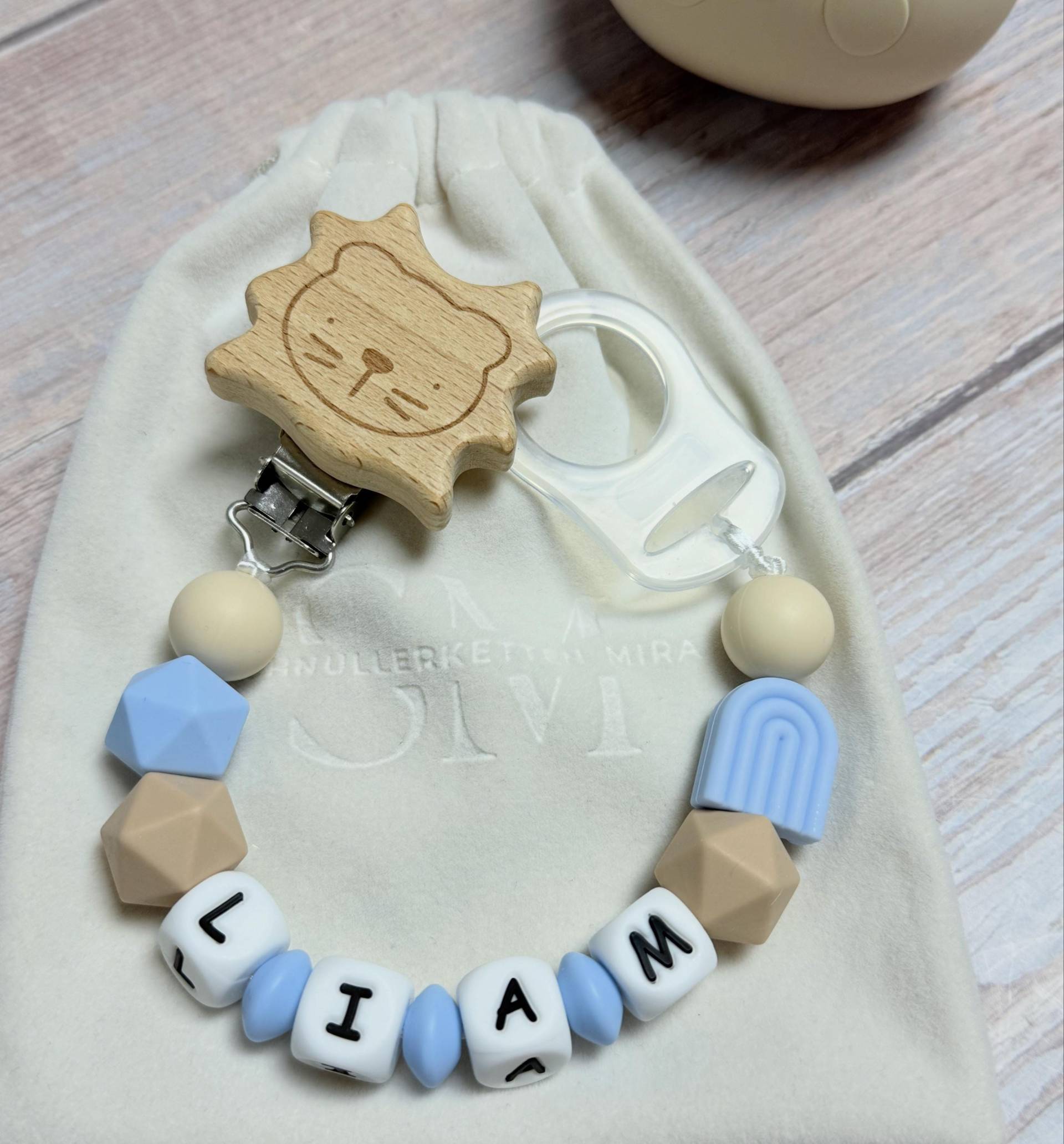 Schnullerkette Mit Namen Schnullerkette Mit Namen von Etsy - SchnullerkettenMira