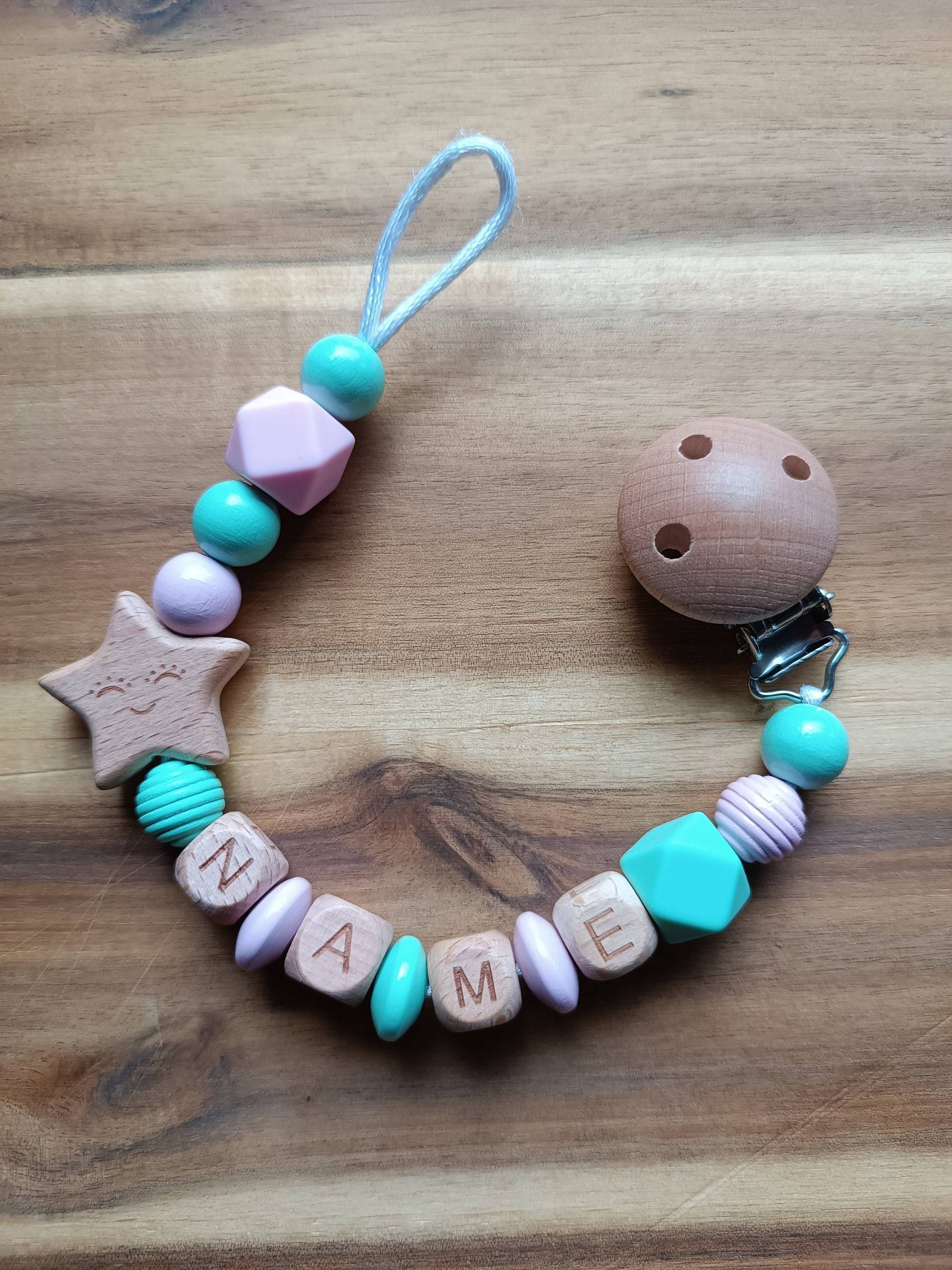 Personalisierte Schnullerkette von Etsy - Schnulliebe