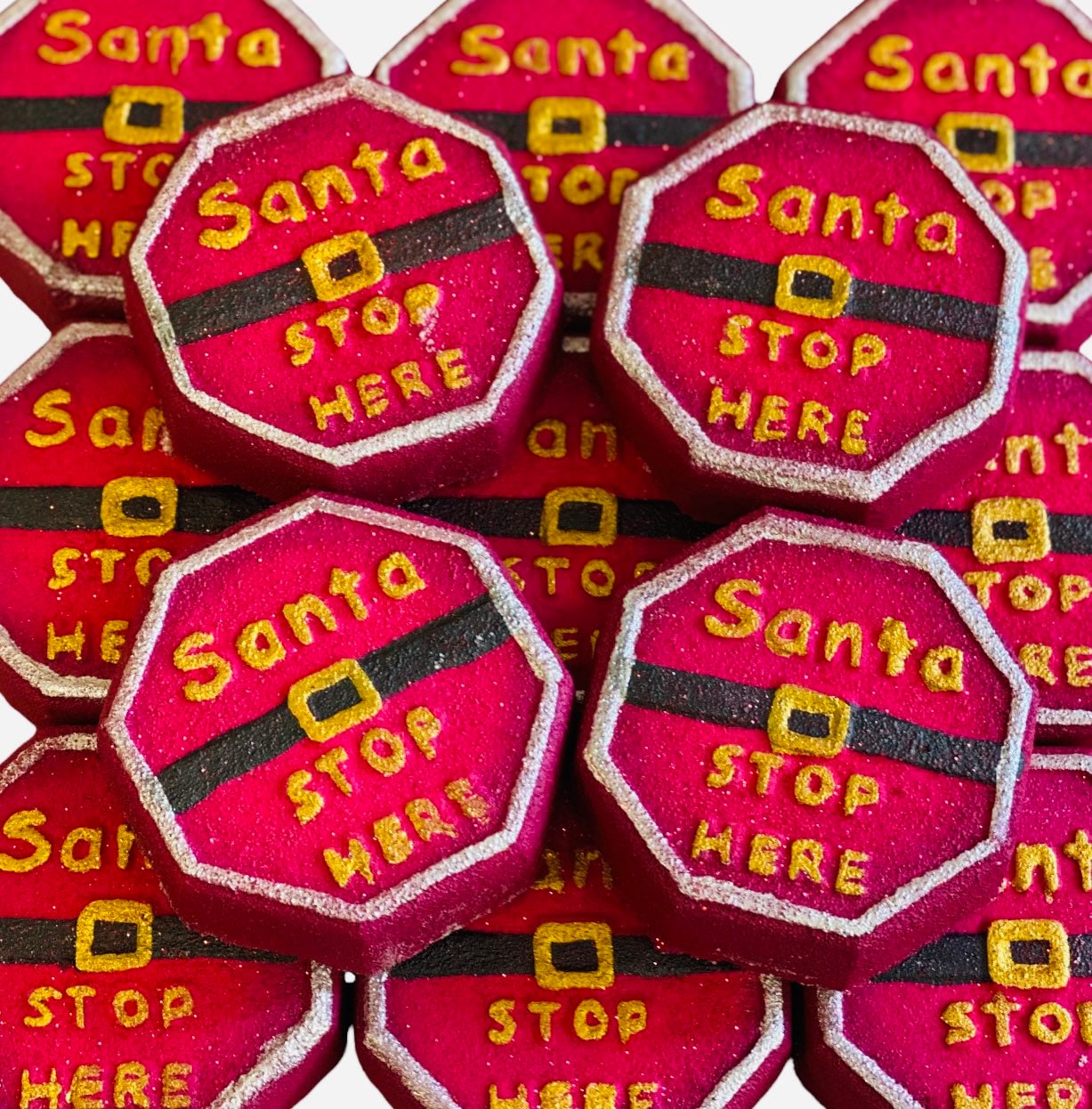 Santa Stop Badebombe Weihnachts von Etsy - ScrubCometics