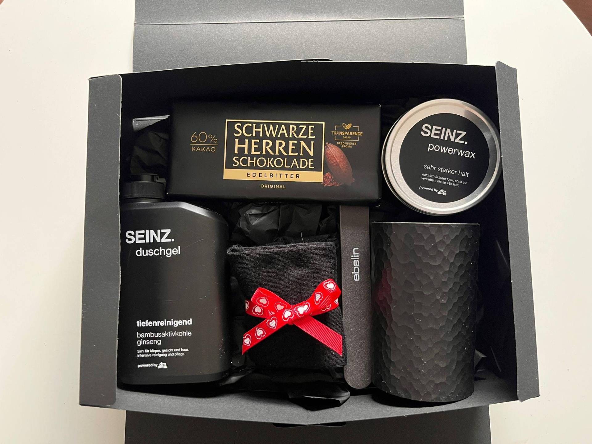 Männer Geschenkset Valentinstag Edition, All in Black von Etsy - SeasonbyPetra