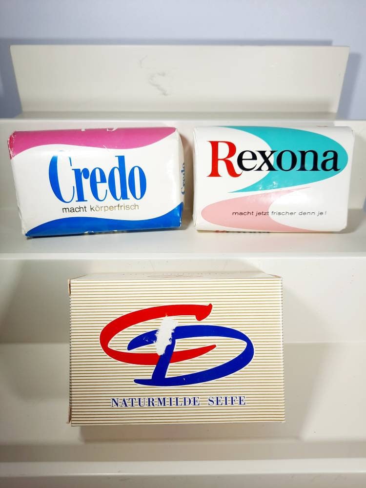 Seifen Credo Rexona Cd 3 Stück 60Er Jahre von Etsy - SecondChanceVintageD