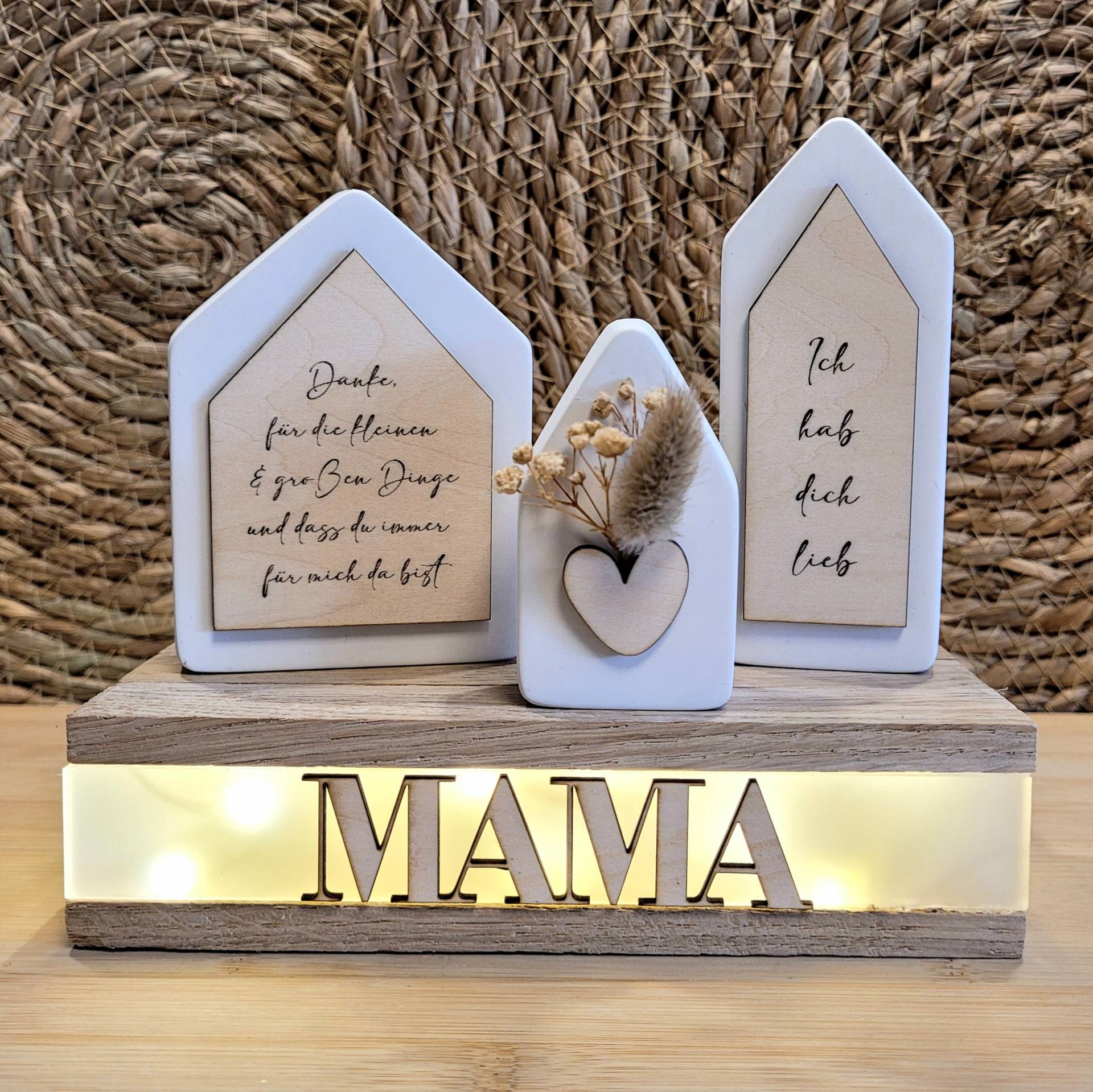 Geschenk Mama | Danke Muttertag Geburtstag Dekoleuchte von Etsy - SeelenPrints