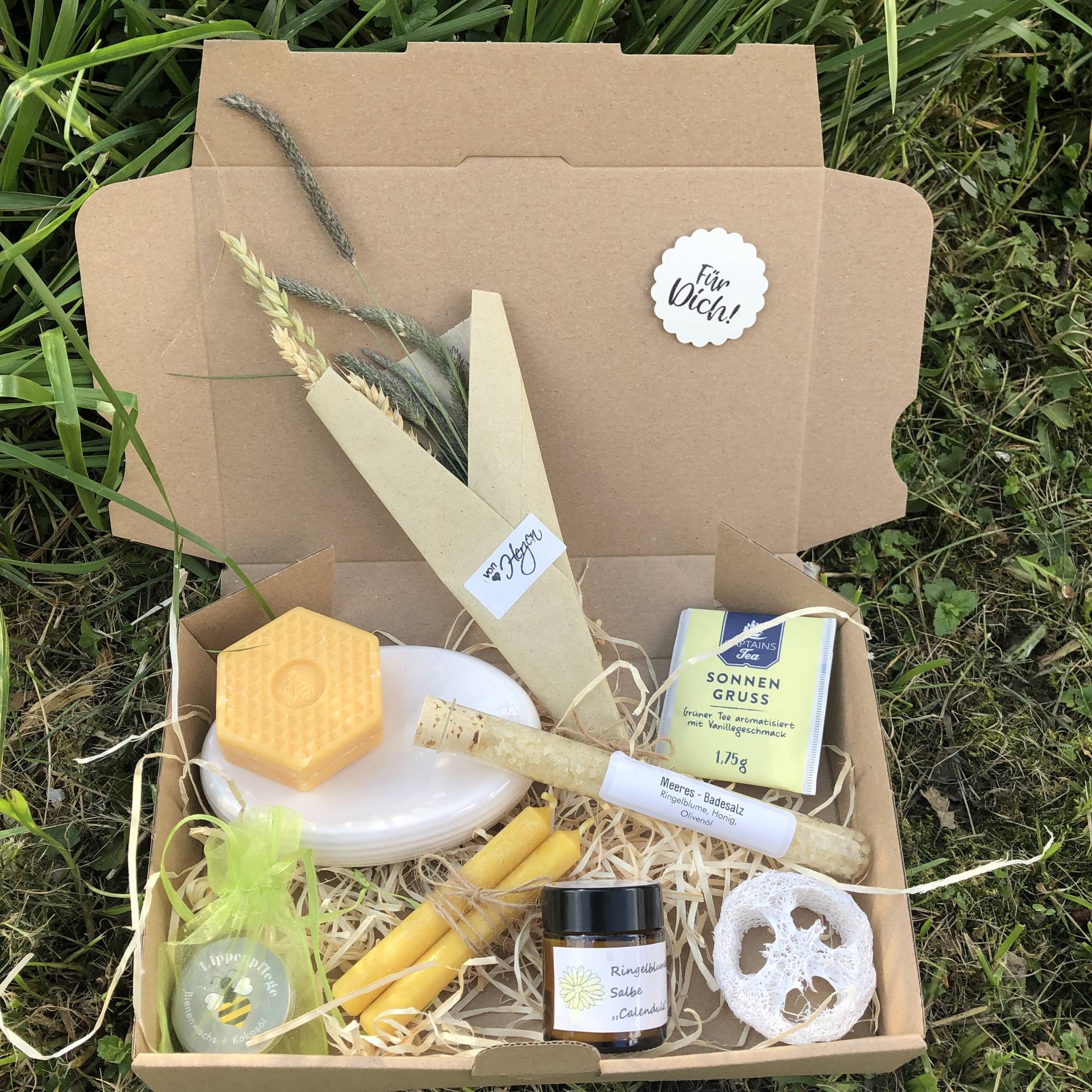 Naur Gartenliebe Wellness Box, Mit Bienenwachs, Ringelblume von Etsy - SeelenZeit