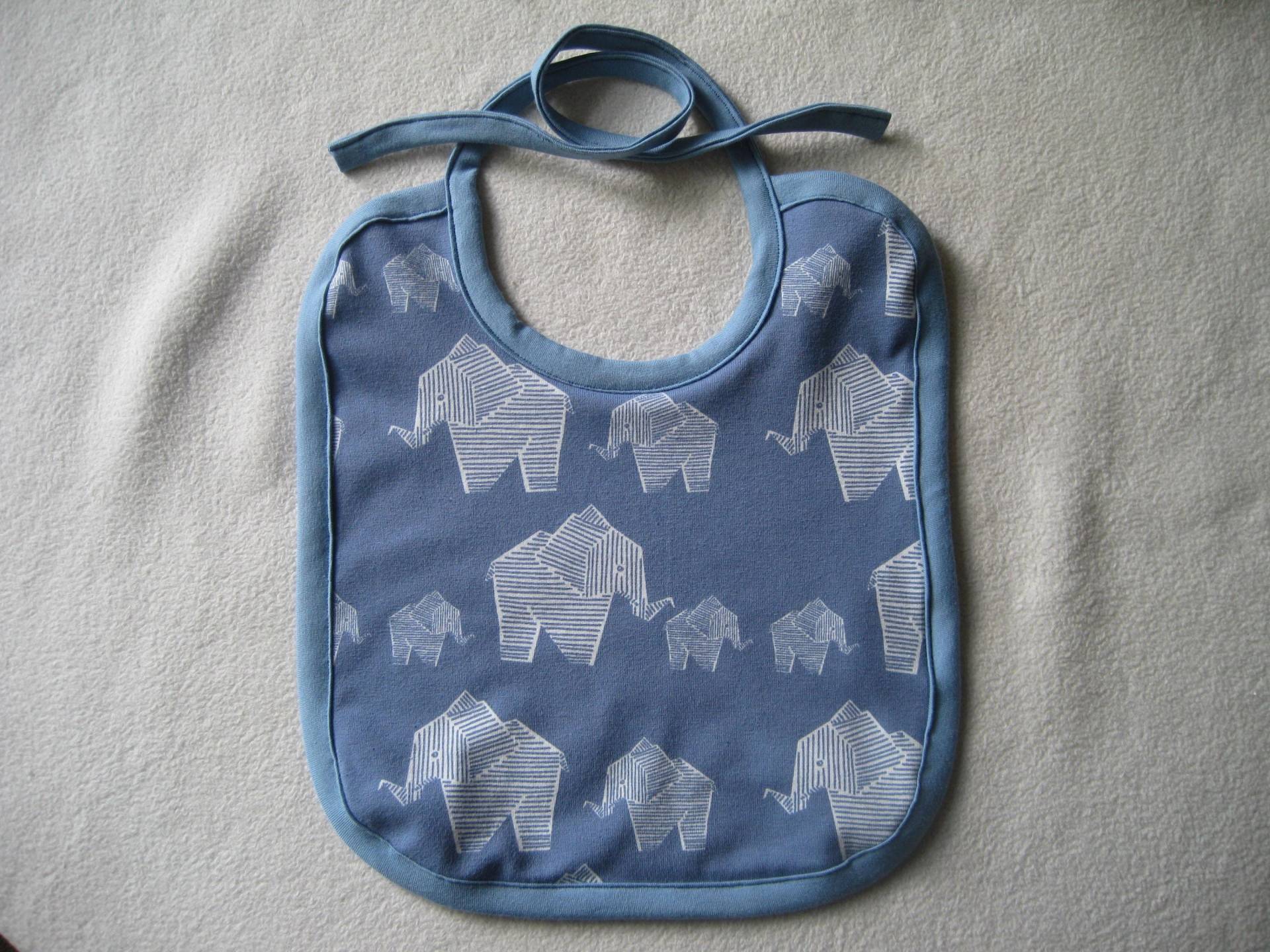 Bio Baby Lätzchen Elefanten Blau, Frottee Rückseite, Kinder, Latz Bio Baby Lätzchen Elefanten Blau, Frottee Rückseite, Kinder, Latz von Etsy - Sembini