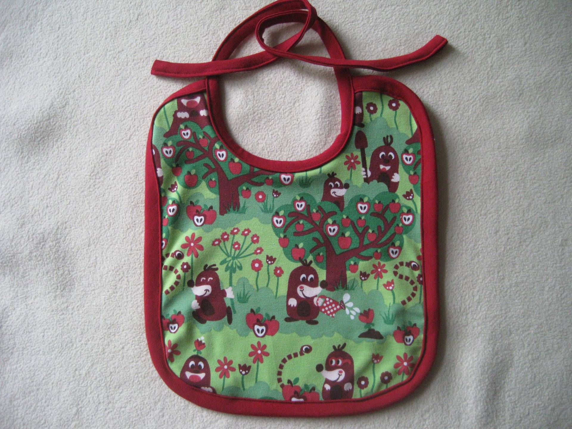 Bio Baby Lätzchen Maulwurf, Frottee Rückseite, Kinder, Latz Bio Baby Lätzchen Maulwurf, Frottee Rückseite, Kinder, Latz von Etsy - Sembini