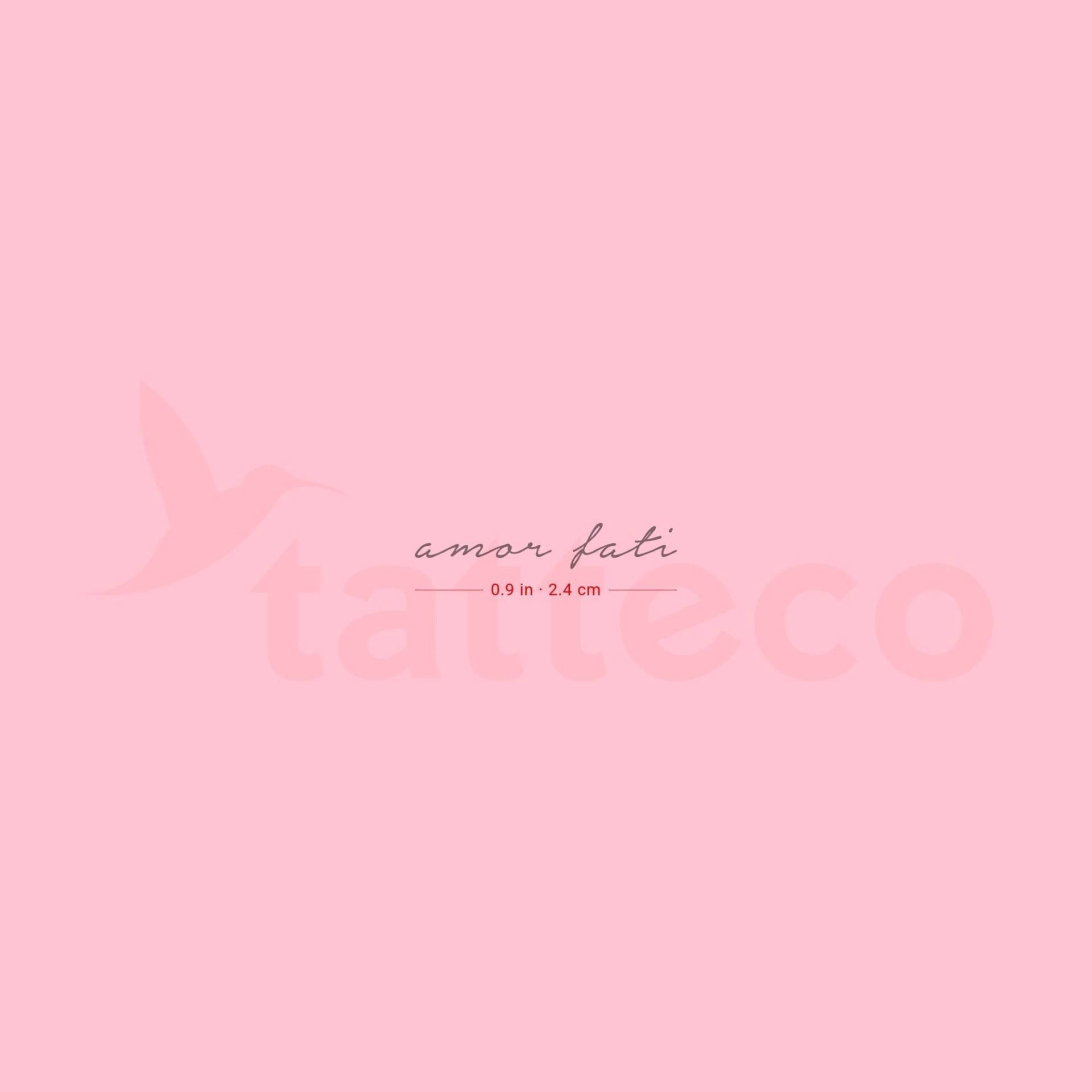 Amor Fati Semi-Permanent Tattoo | 2Er Set von Etsy - SemiPermanentTattoos