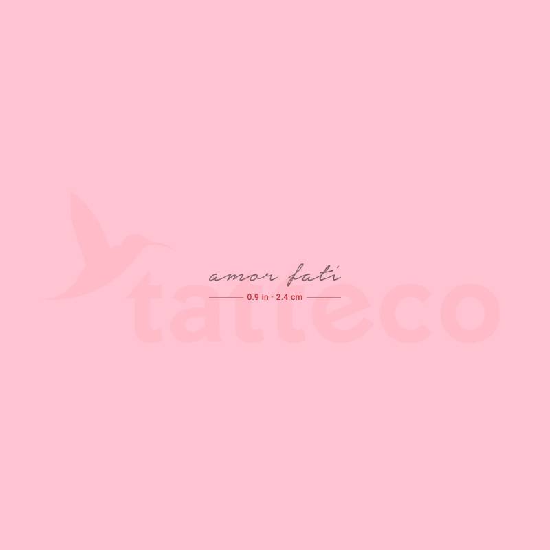 Amor Fati Semi-Permanent Tattoo | 2Er Set von Etsy - SemiPermanentTattoos