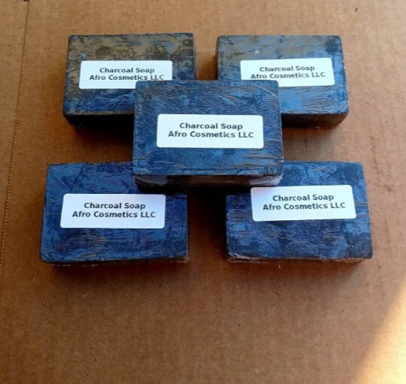 Charcoal Soap Mit Sheabutter, Schwarzer Seife, Ganz Natürlicher Bio-Veganer Für Die Tiefenreinigung Des Gesichts von Etsy - ShopAfroCosmetics