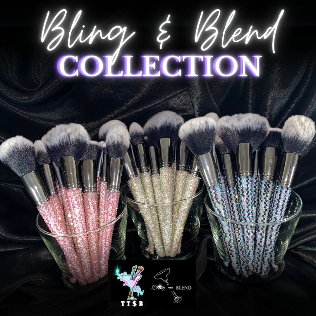 Bling & Blend-Kollektion | Luxus Make-Up Pinsel Set von Etsy - ShopTTSB