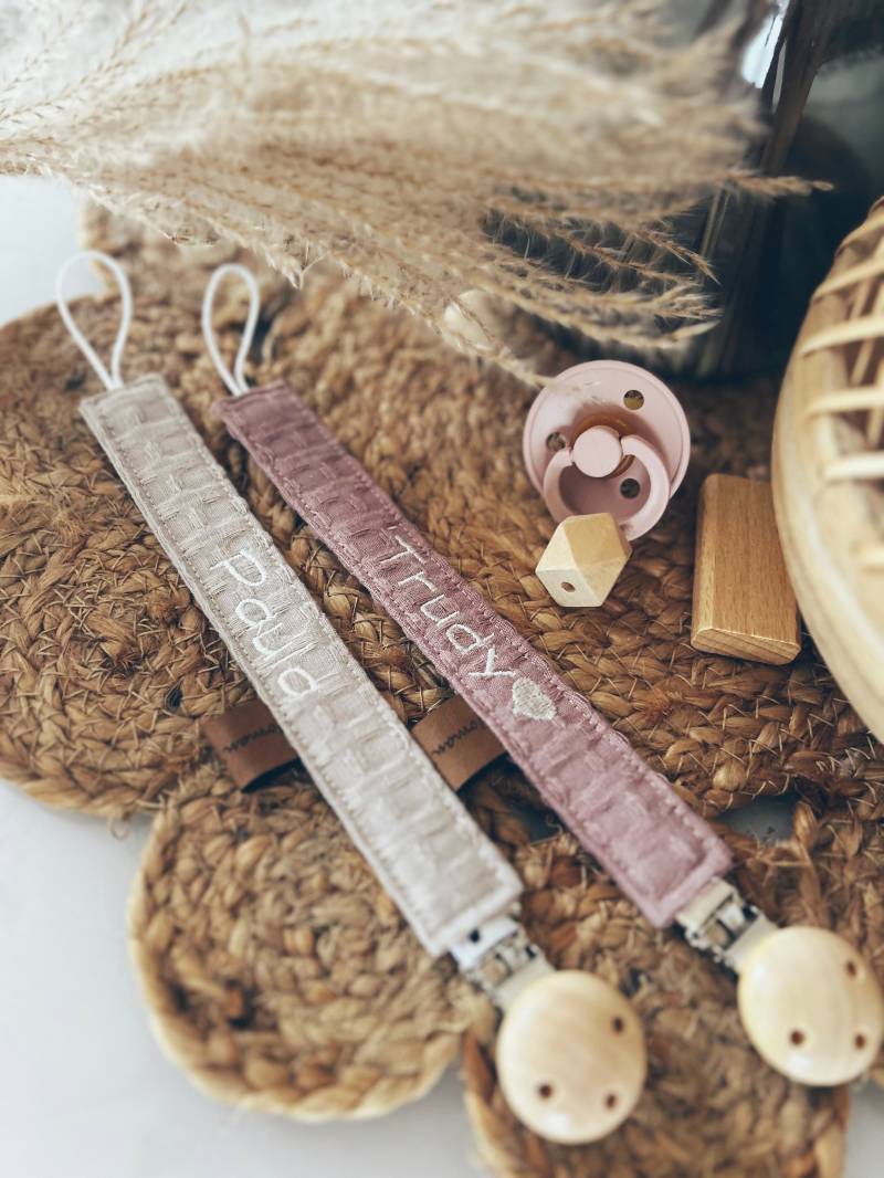 Schnullerband, Schnullerkette Mit Name von Etsy - ShopWomansWork