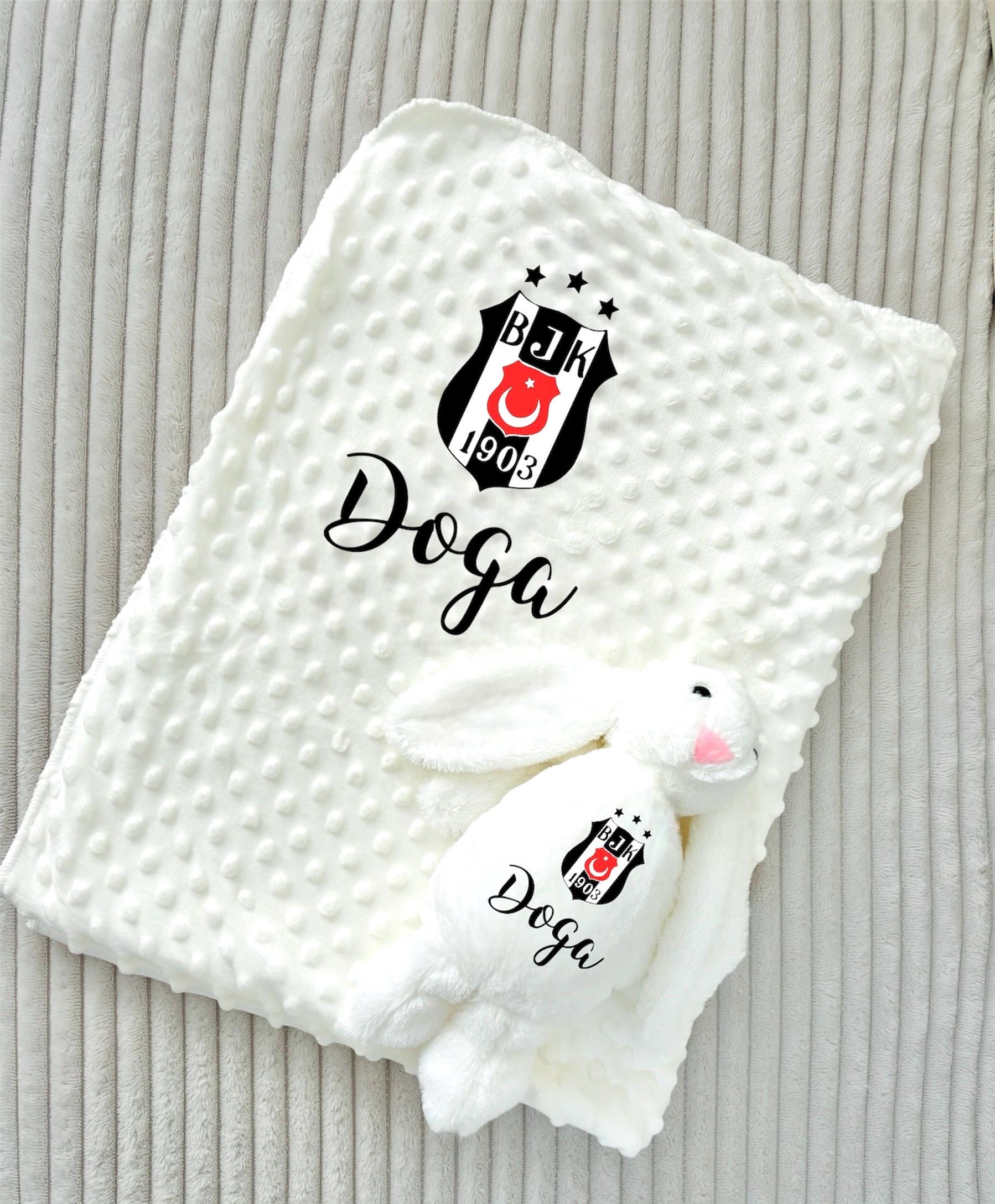 Besiktas Babydecke Mit Kuscheltier Hase, Plüschtier Hase Besiktas Babydecke Mit Kuscheltier Hase, Plüschtier Hase von Etsy - ShopbyhandmadeShop