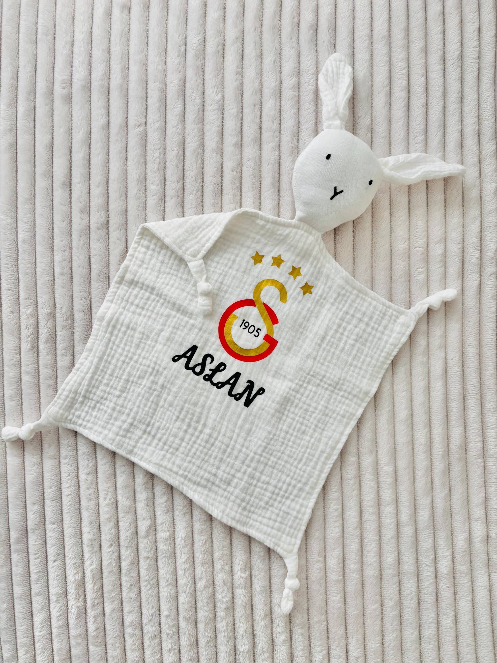 Galatasaray Baby Schmusetücher, Schmusetuch Personalisiert, Mit Namen, Baby, Bebek Hediye von Etsy - ShopbyhandmadeShop