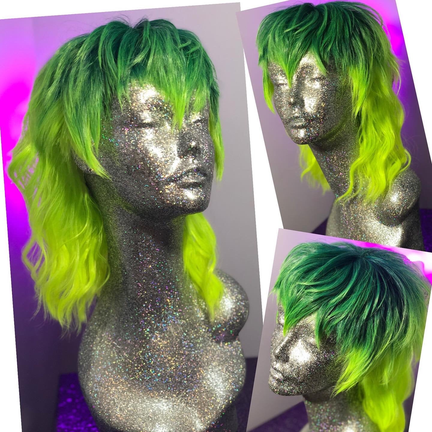 Club Kid Slime Grün Shag Meeräsche von Etsy - Showgirlvanity