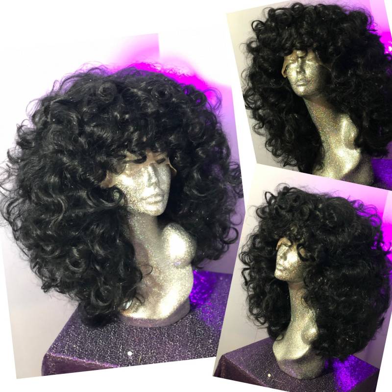 Curly Schwarz 80Er Jahre Aerobic Instruktor Lacefront von Etsy - Showgirlvanity