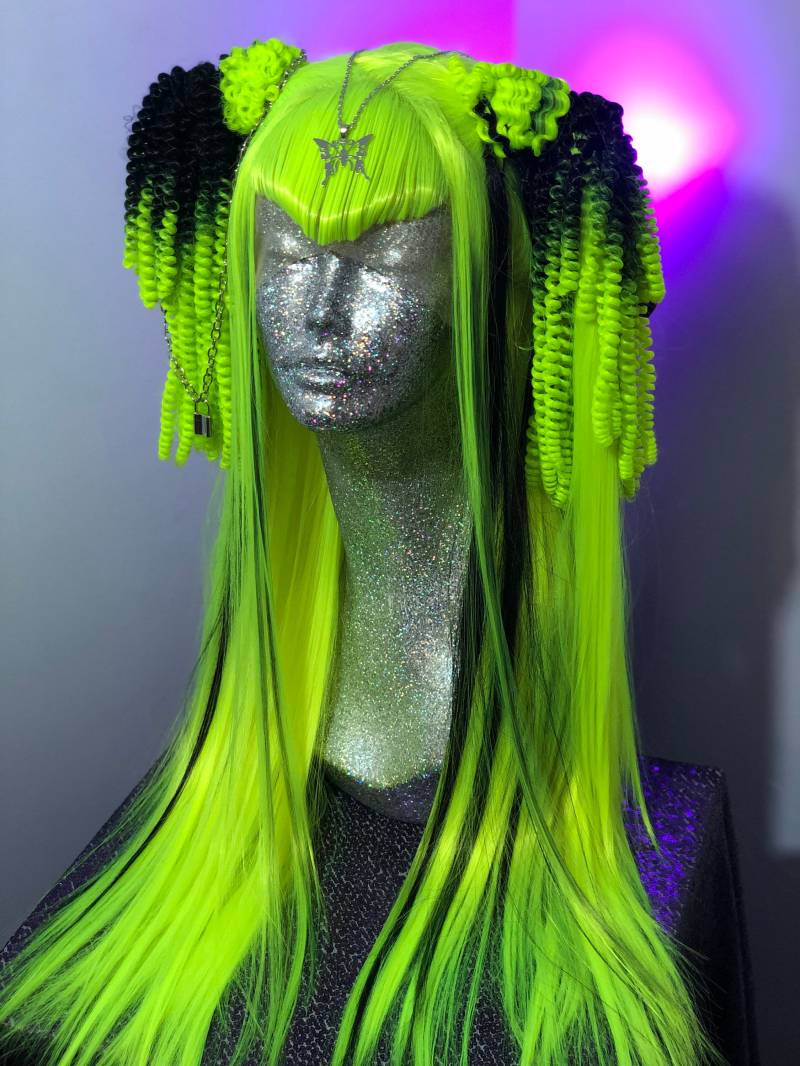 Cyber Punk Neon Hexe Lacefront Einheit von Etsy - Showgirlvanity