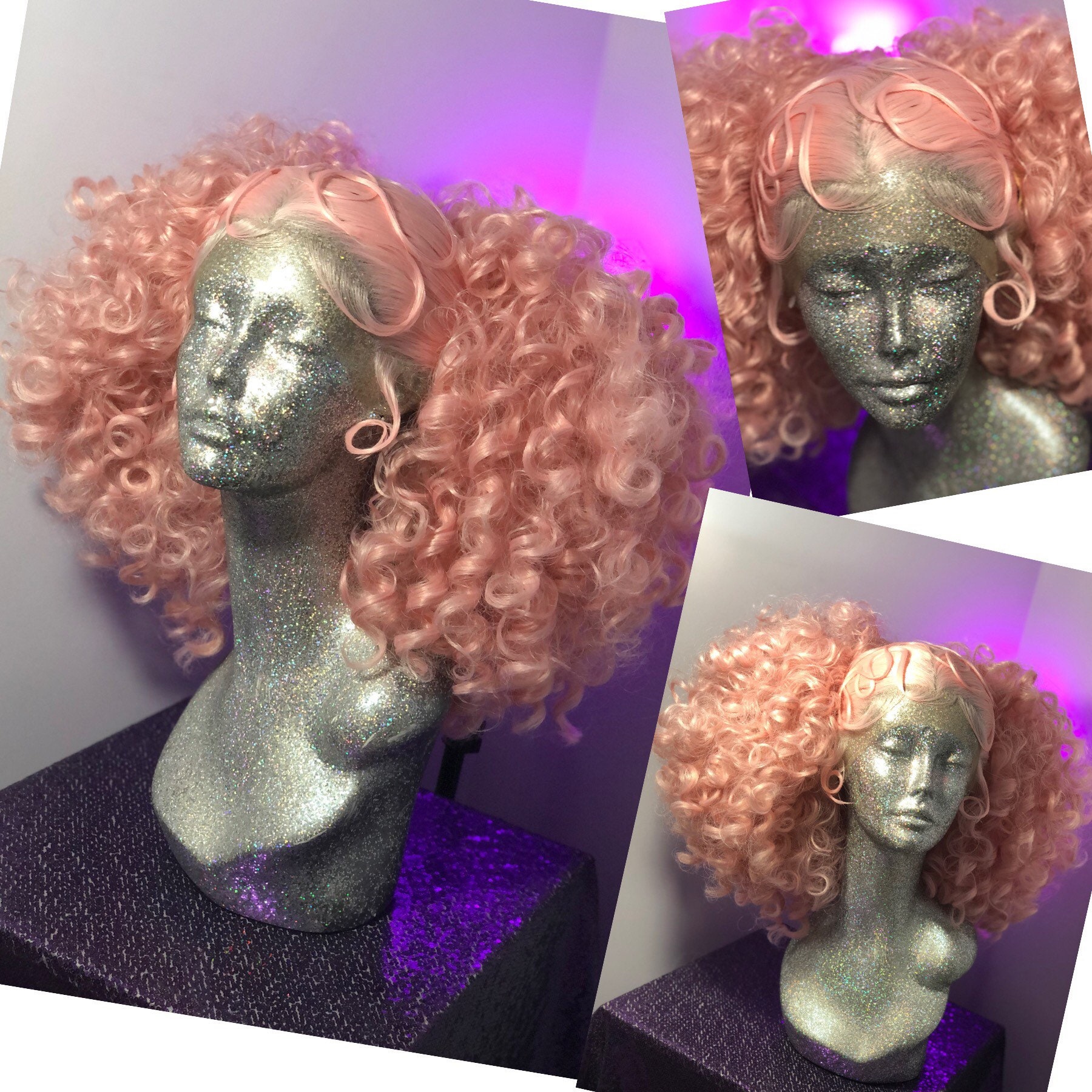 Pink Puffs Lacefront Einheit von Etsy - Showgirlvanity