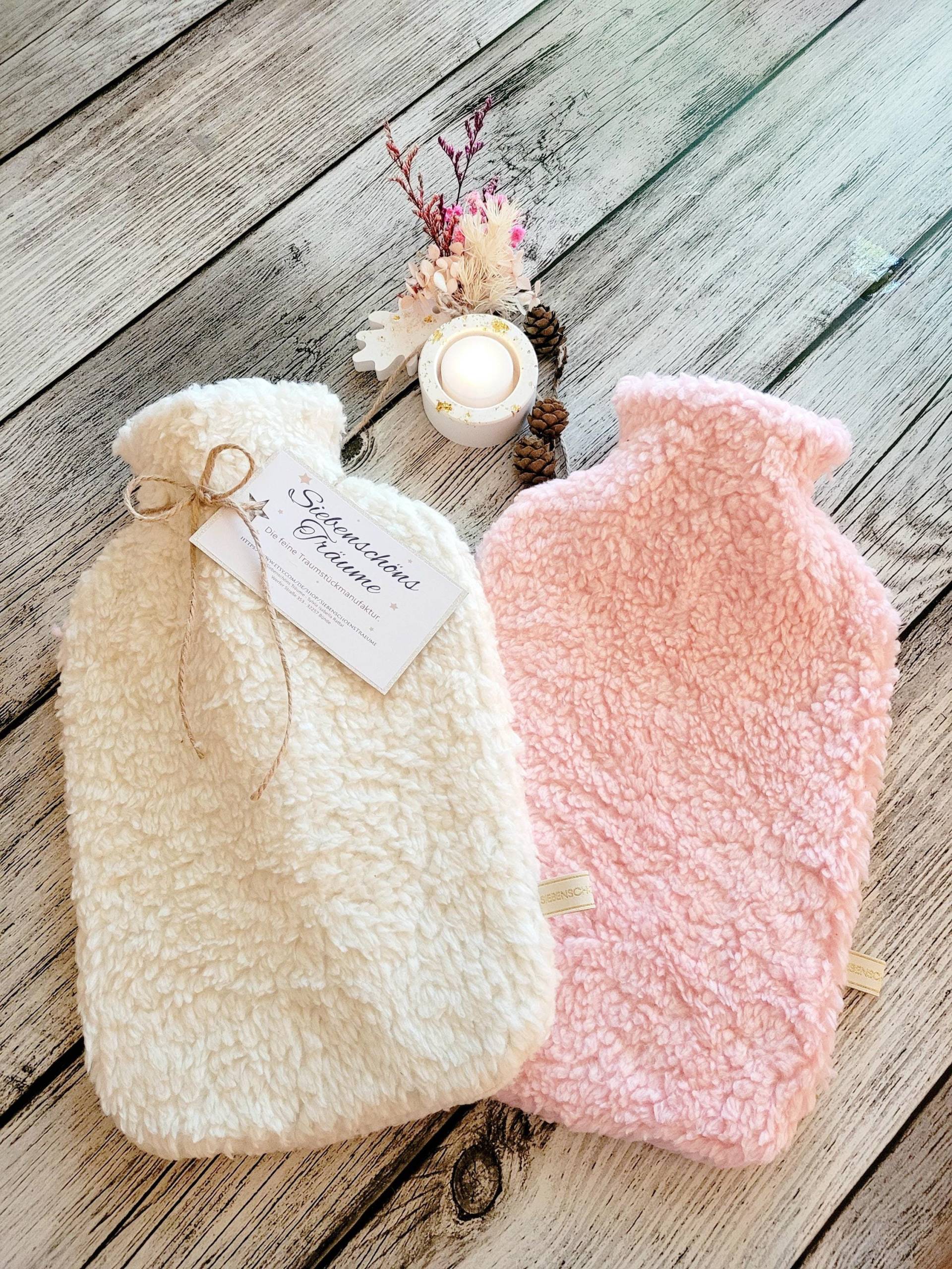 Express Baumwollteddyplüsch Pur, Farbwahl Wollweiß Oder Rosa, Baumwollplüsch, Natur, Wärmeflasche, Weihnachtsgeschenk, Sofort Verfügbar von Etsy - SiebenschoensTraeume