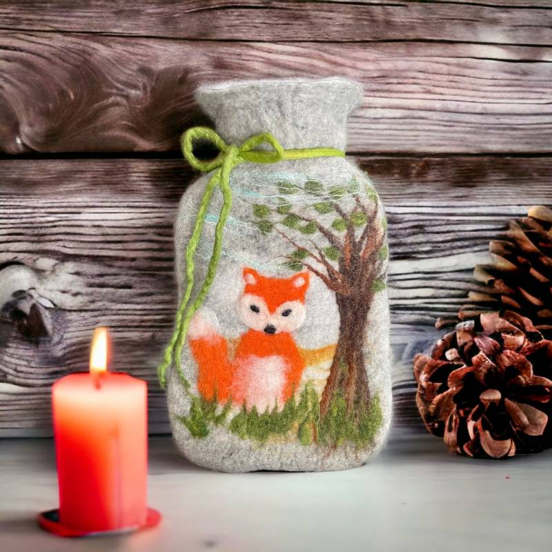 Wärmflasche Fuchs Gefilzt von Etsy - SilviaJacobyWirth