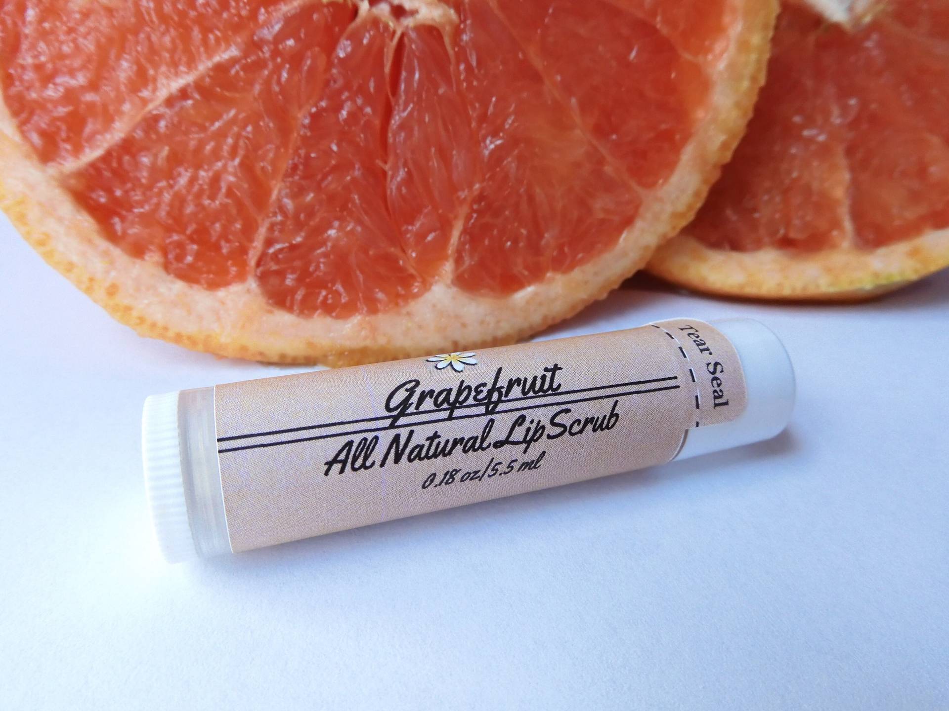 Peeling Grapefruit Lippenpeeling | Natürliches Zucker Stick Scrub von Etsy - SimplyMadeNaturalCo