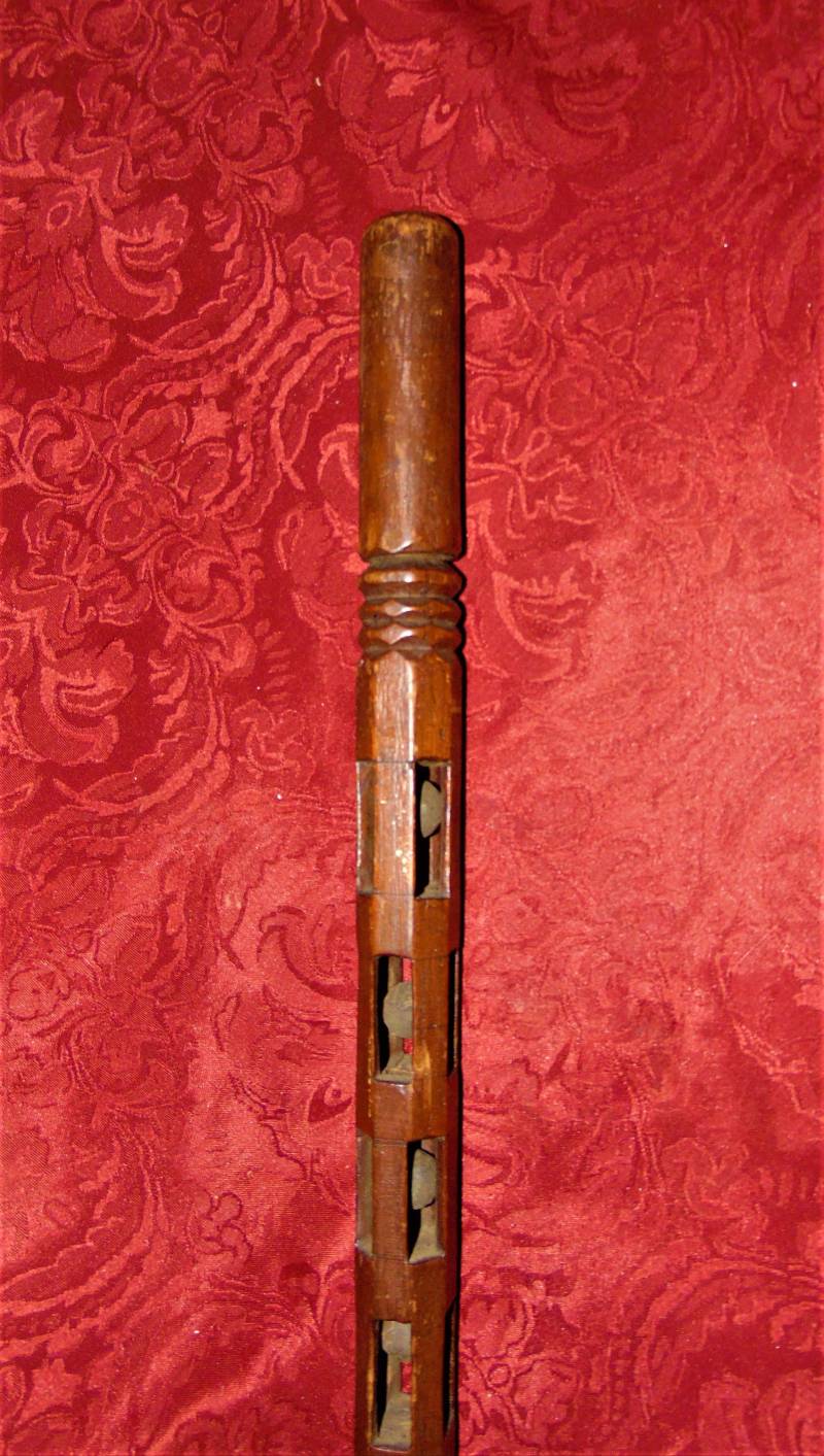 Antiker Primitiver Walking Stick Cane American Folk Art Hand Geschnitzt 9 Block in Kammer Oder Kugel Im Käfig Aus Walnuss von Etsy - SimplyMarvelousMary