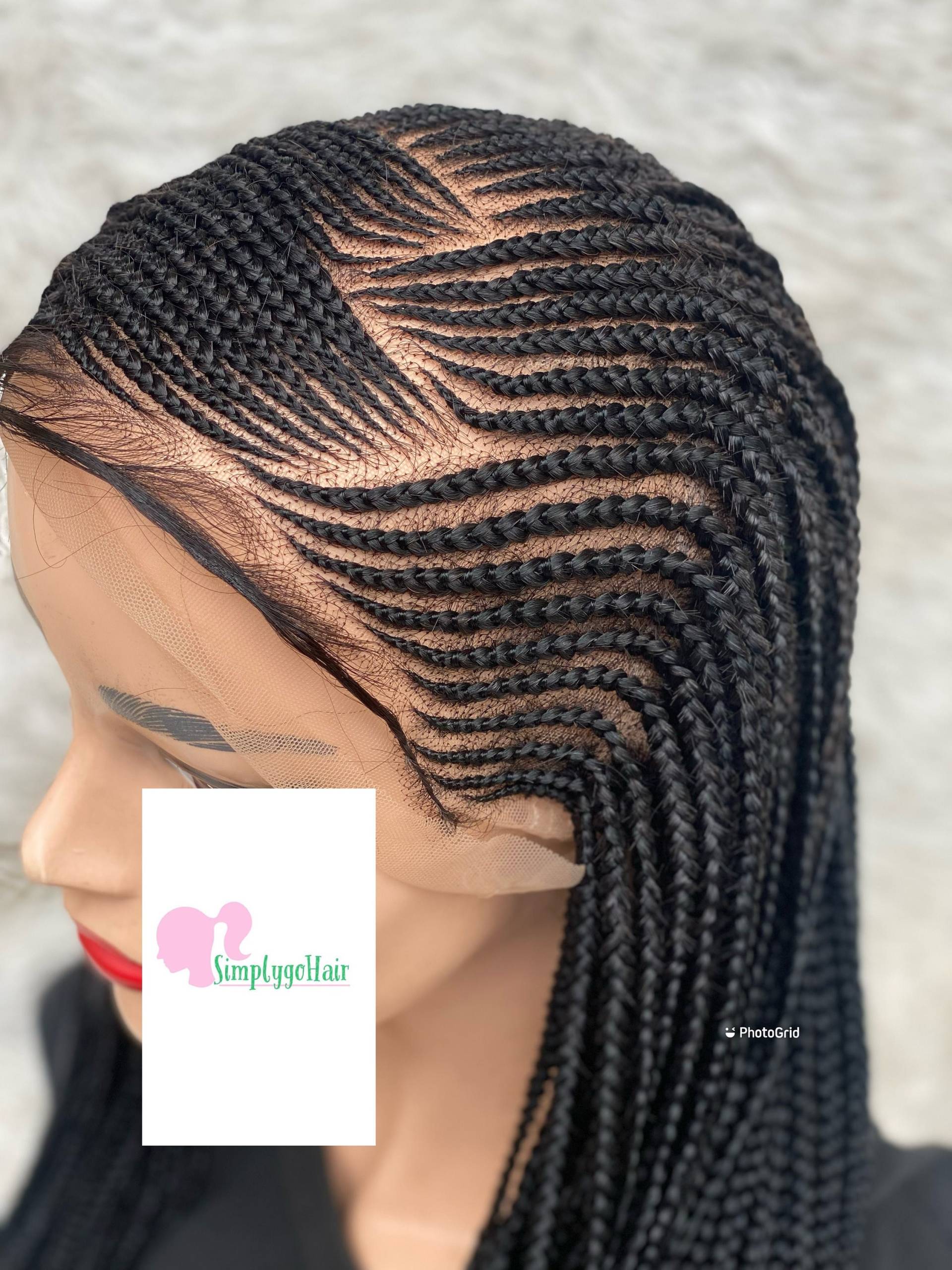 Perücke Morowa Cornrow von Etsy - Simplygohair123