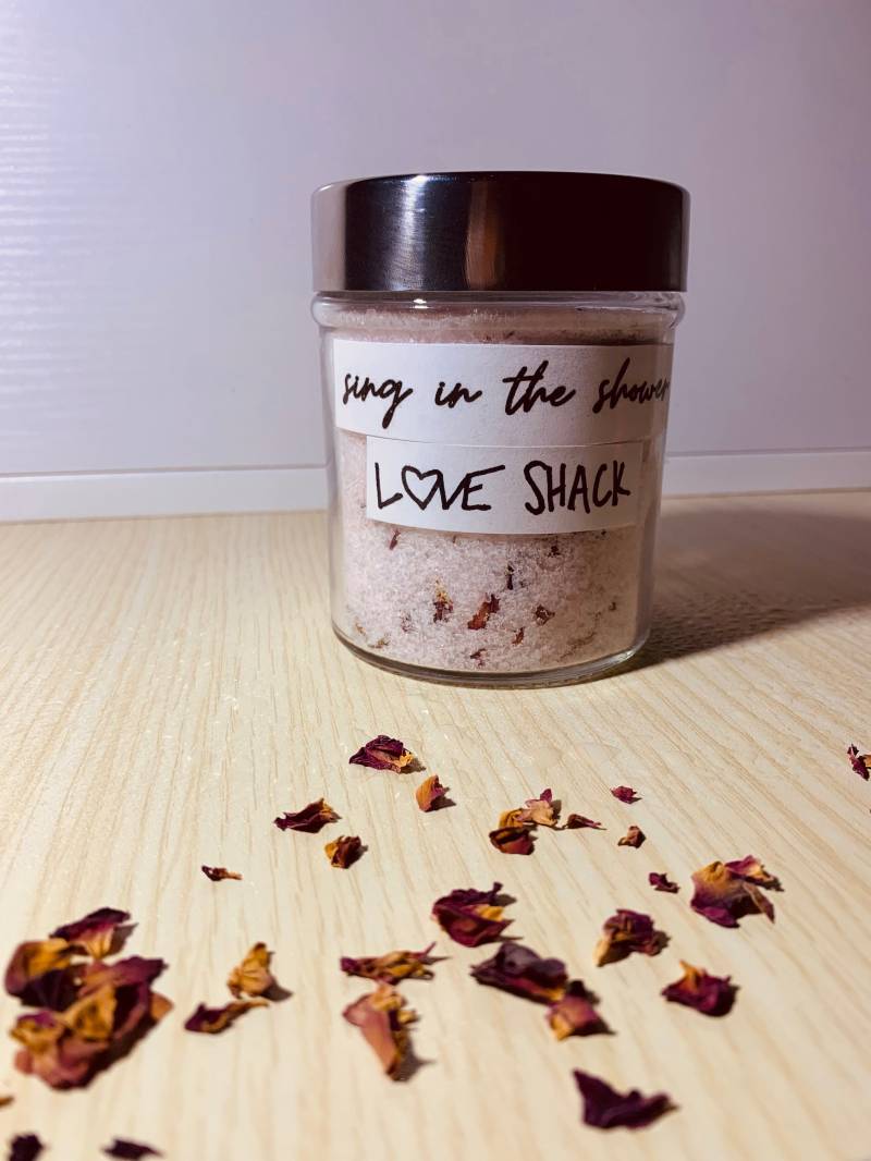 Love Shack Duftbadsalze von Etsy - SingInTheShowerSoap