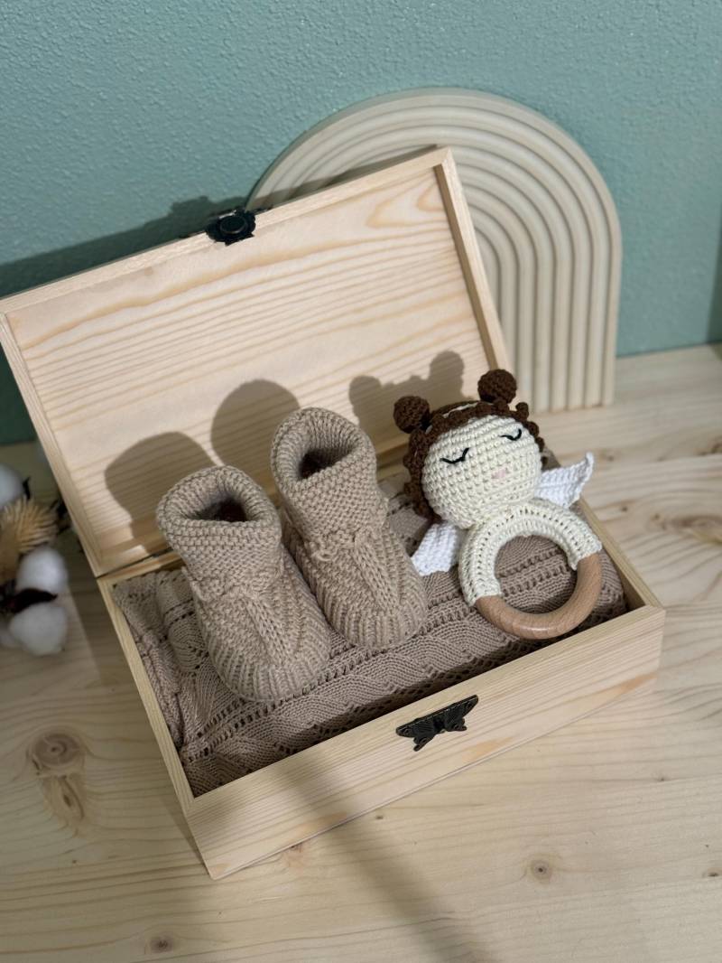 Personalisierte Geschenkbox Zur Taufe - Handgemachtes Babygeschenk von Etsy - SmallLightsShop