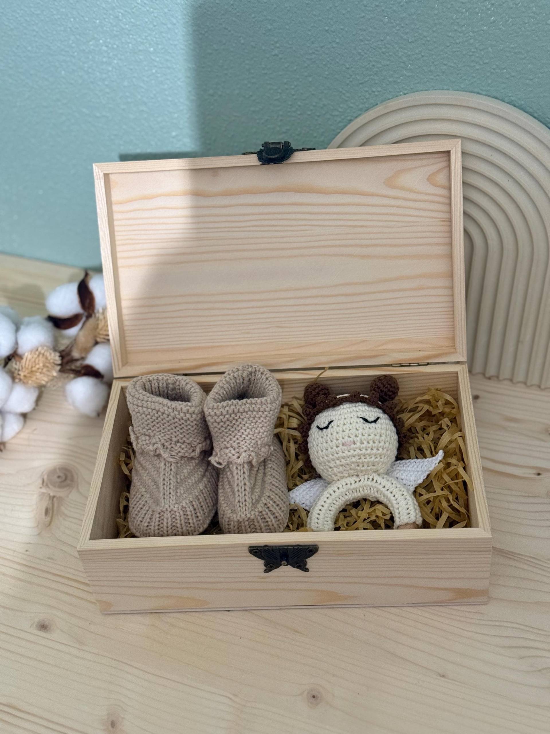 Personalisierte Geschenkbox Zur Taufe - Handgemachtes Babygeschenk von Etsy - SmallLightsShop