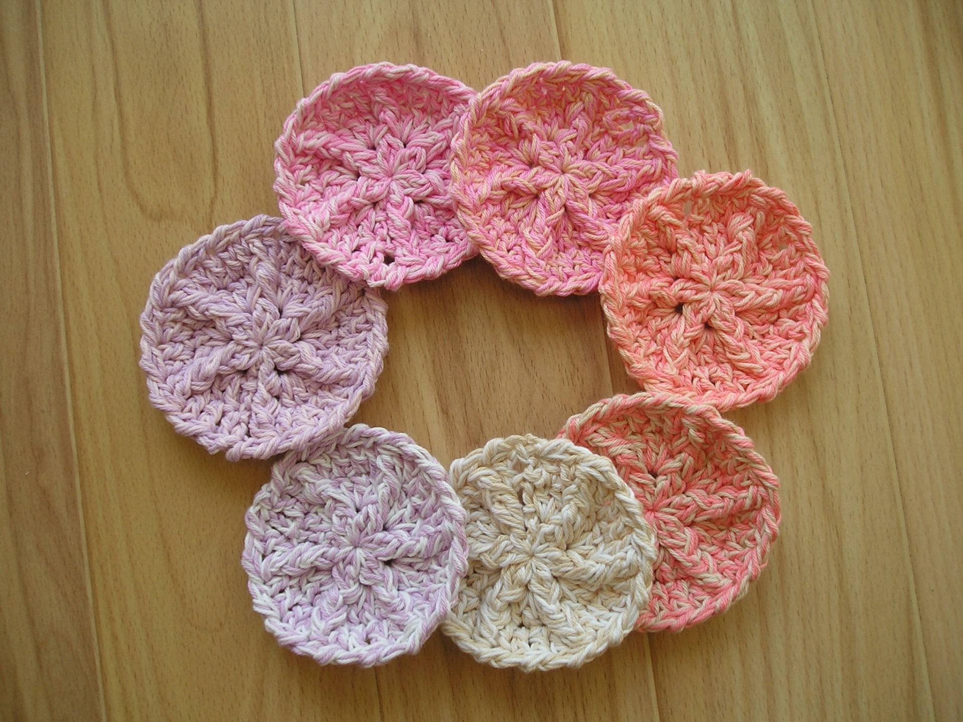 7 Make Up Entferner Pads, Gesichts Scrubbies, Gehäkelt, Baumwolle, Abfall Vermeiden, Nachhaltig von Etsy - Sockenundmehr