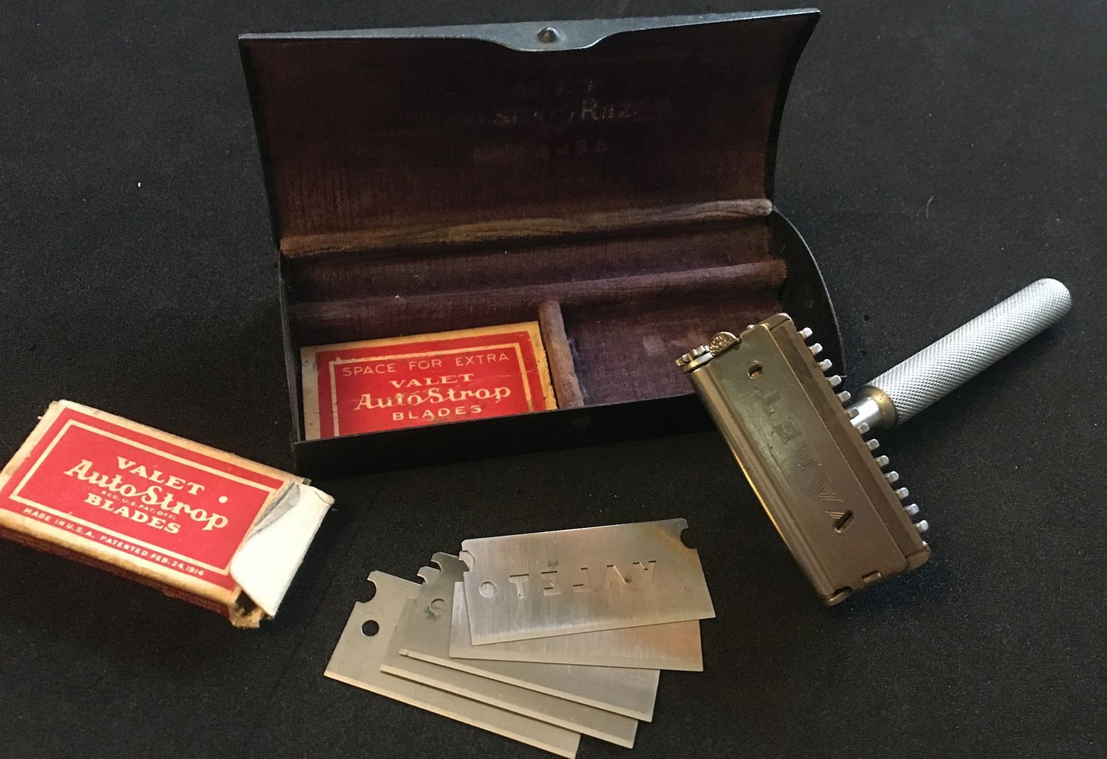 Vintage Valet Autostrop Se Safety Razor Rasierhobel Ca. 1910 in Original Metall Box von Etsy - SolingerStahl