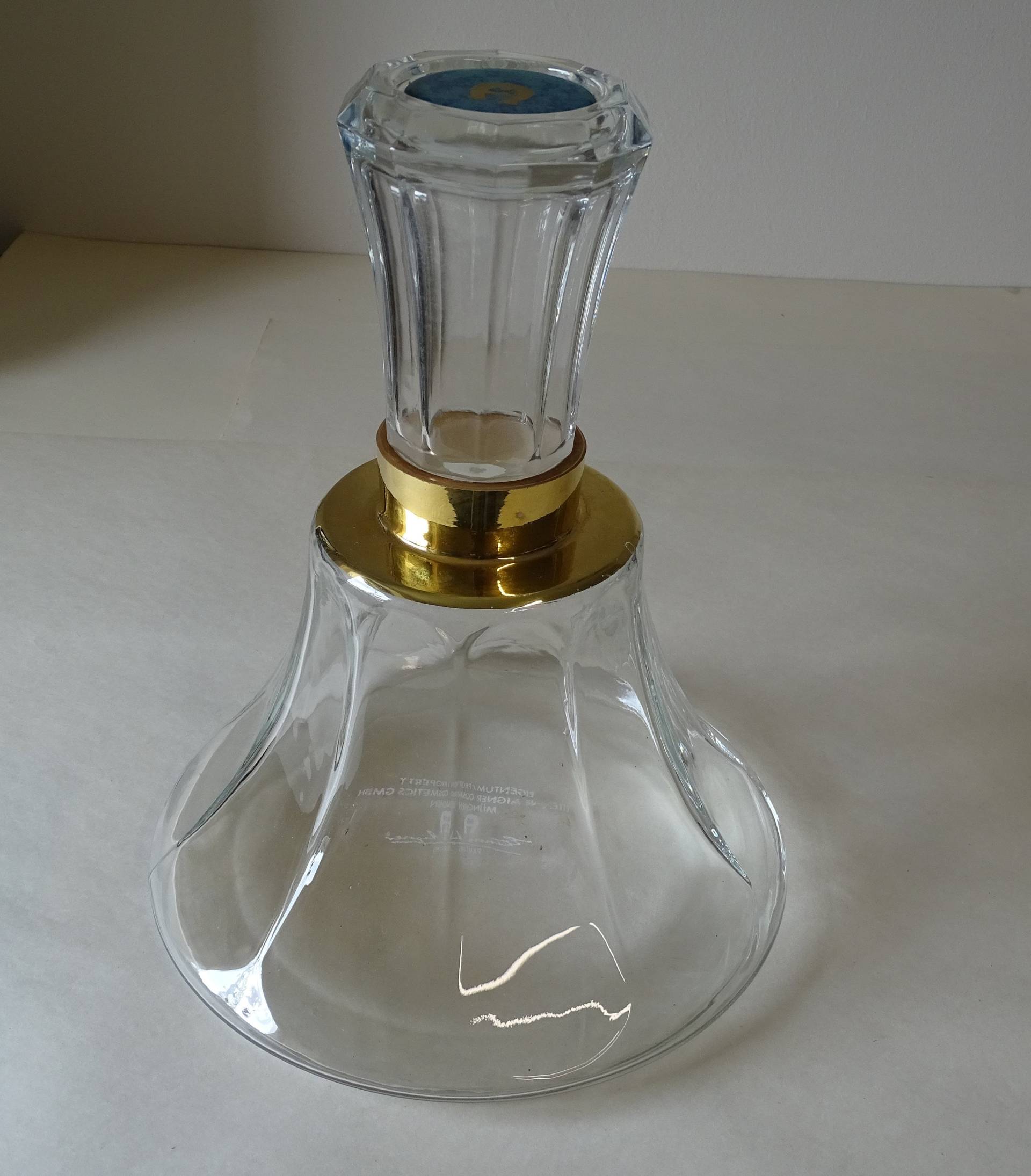 Großfactice Parfum Aus Glas -Private Number- Von Etienne Aigner 33 cm - Selten von Etsy - Sonne021VonSiegfried