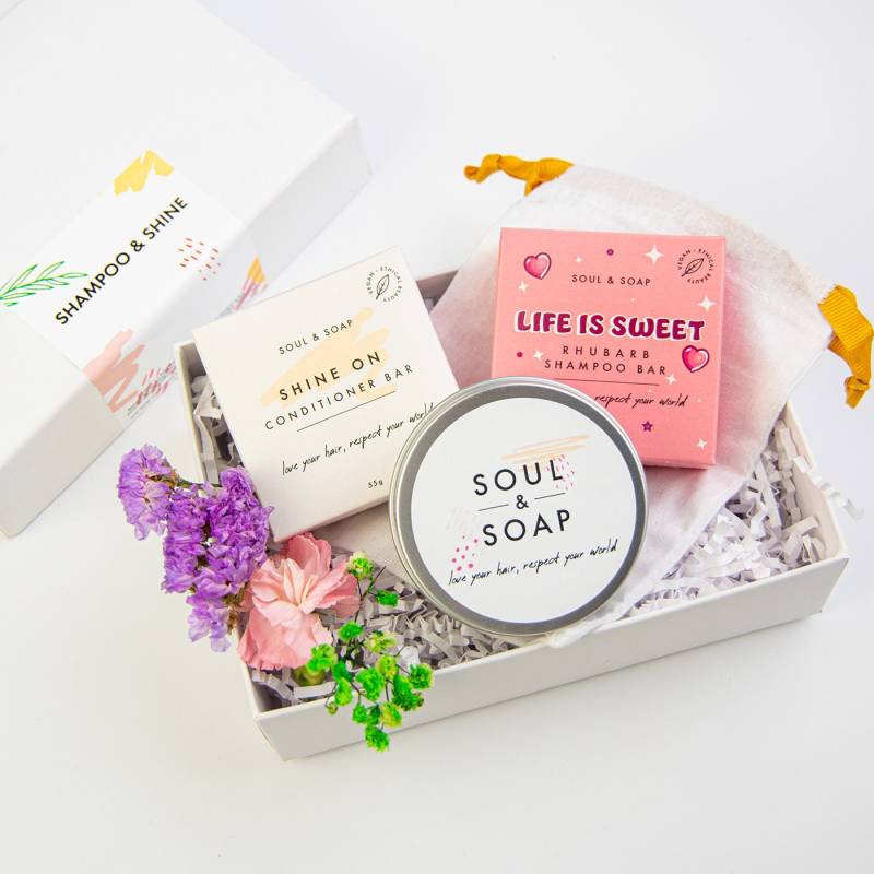 Shampoo Bar Geschenk-Set Benutzerdefinierte Eco Sustainable Zero Waste Plastikfreie Natürliche Schönheit Hautpflege Körperpflege Verwöhnset Spa von Etsy - SoulandSoap