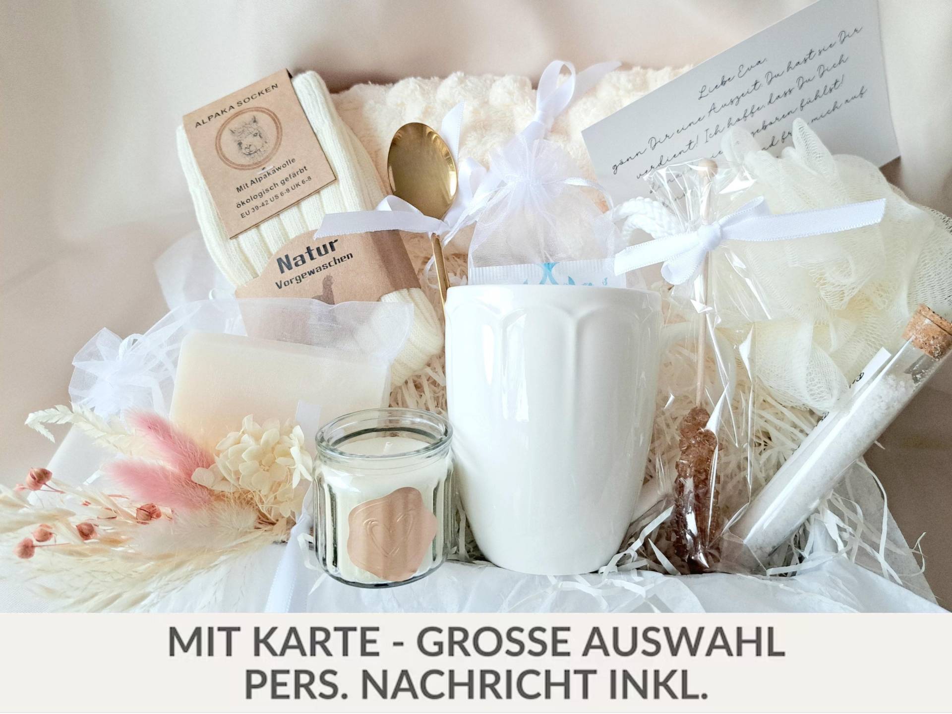 Geschenkbox Dankeschön Geschenk Freundin Personalisiertes Geschenkset Entspannung Glück Ist Eine Mama Wie Dich Zu Haben Karte von Etsy - SoulgoodiesDesigns