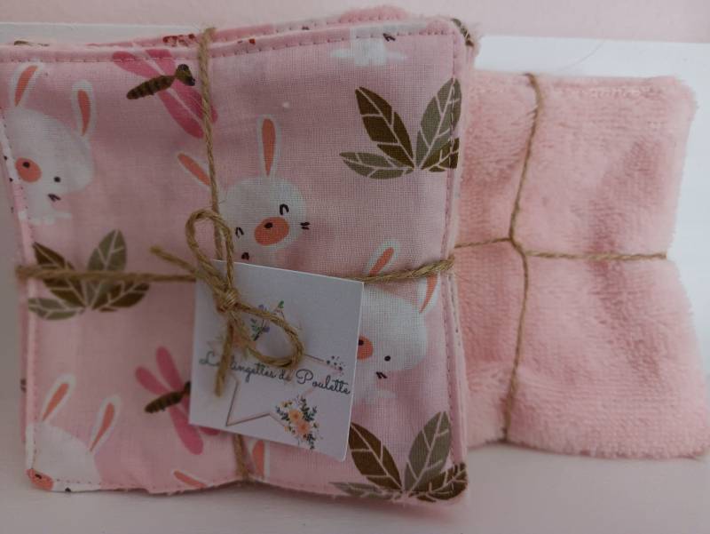 Babytücher Kaninchen Oder Rosa von Etsy - Souricettecouture