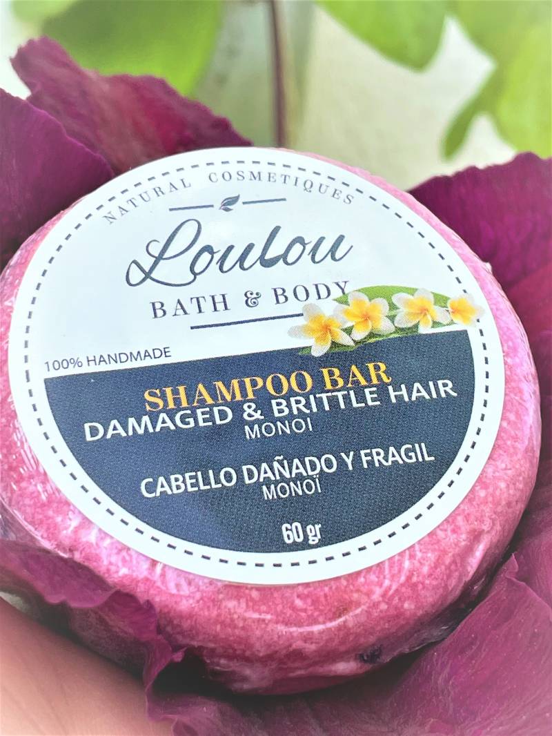 Loulou Monoi Shampoo Bar | Lädiertes& Sprödes Haar von Etsy - SouthseaBreeze