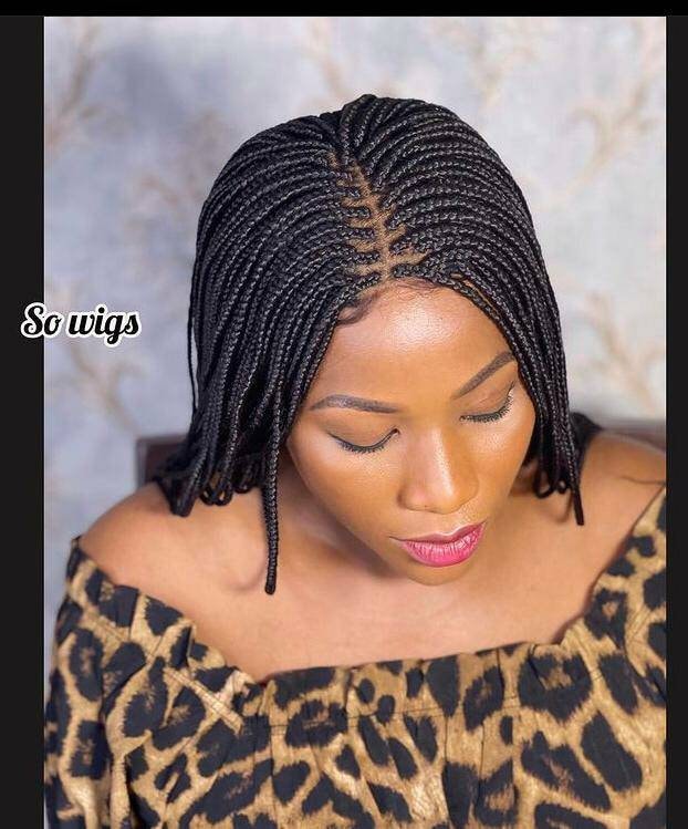 Sofort Lieferbar Boxbraid Perücke Für Schwarze Frauen Echthaar Verschluss, Fulllace Und Front Cornrow Perücken Dreadlock Faux Loc Twist Box Brai von Etsy - Sowigsbraids