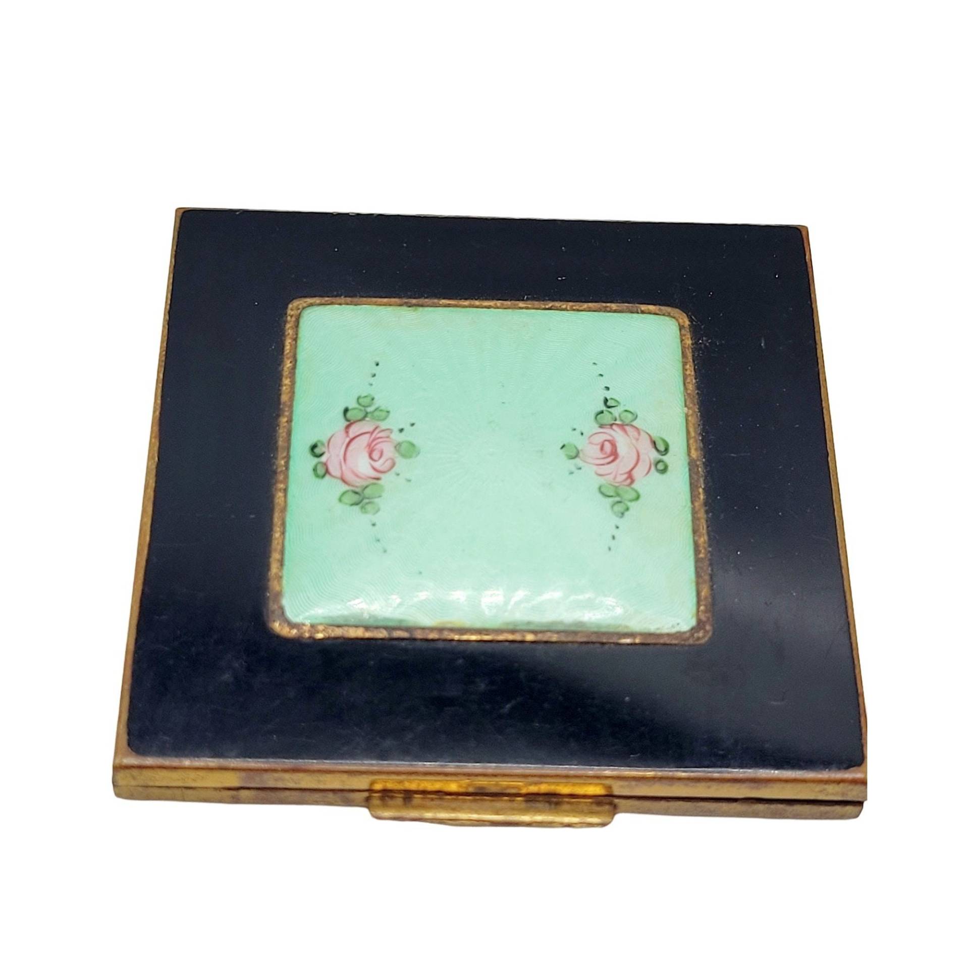 Vintage Gullioche & Emaille Shields Compact | A418 von Etsy - Sparklesplendor