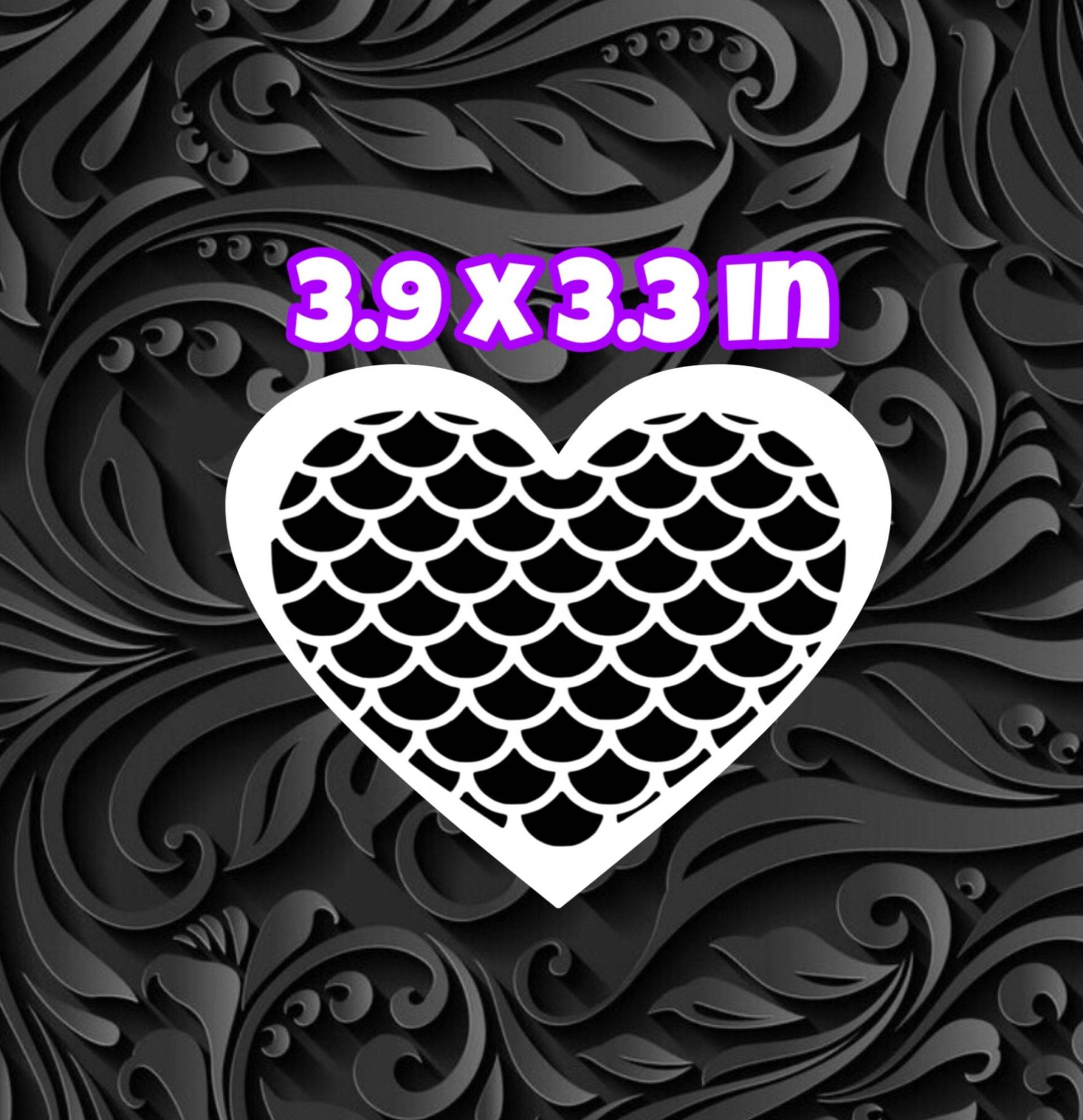 Meerjungfrau-Skala-Schminkschablone Meerjungfrau-Skala-Schminkschablone von Etsy - SparrowStencilSupply