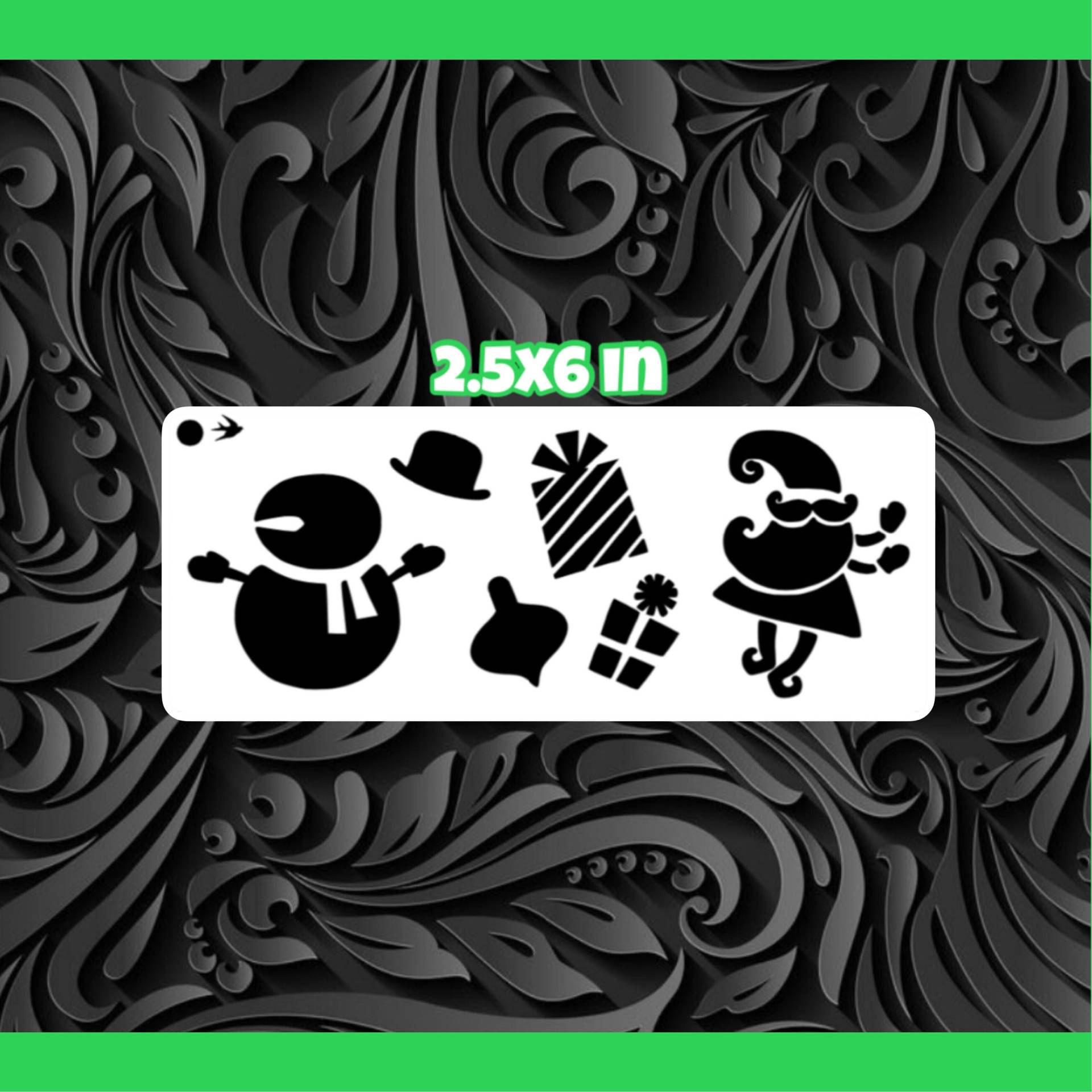 Weihnachten Freunde Face Painting Stencil Weihnachten Freunde Face Painting Stencil von Etsy - SparrowStencilSupply