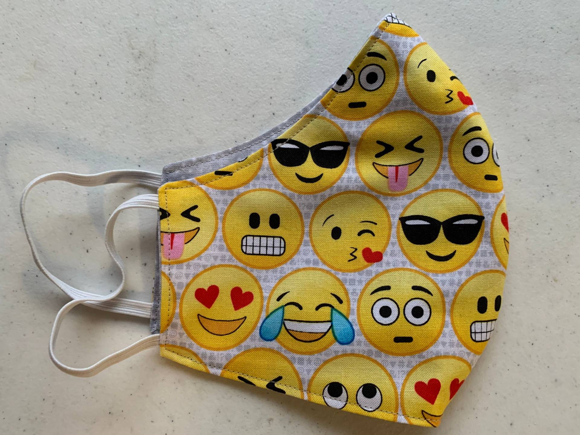 Emoji Handgemachte Gesichtsmaske von Etsy - SportsCollectibles30