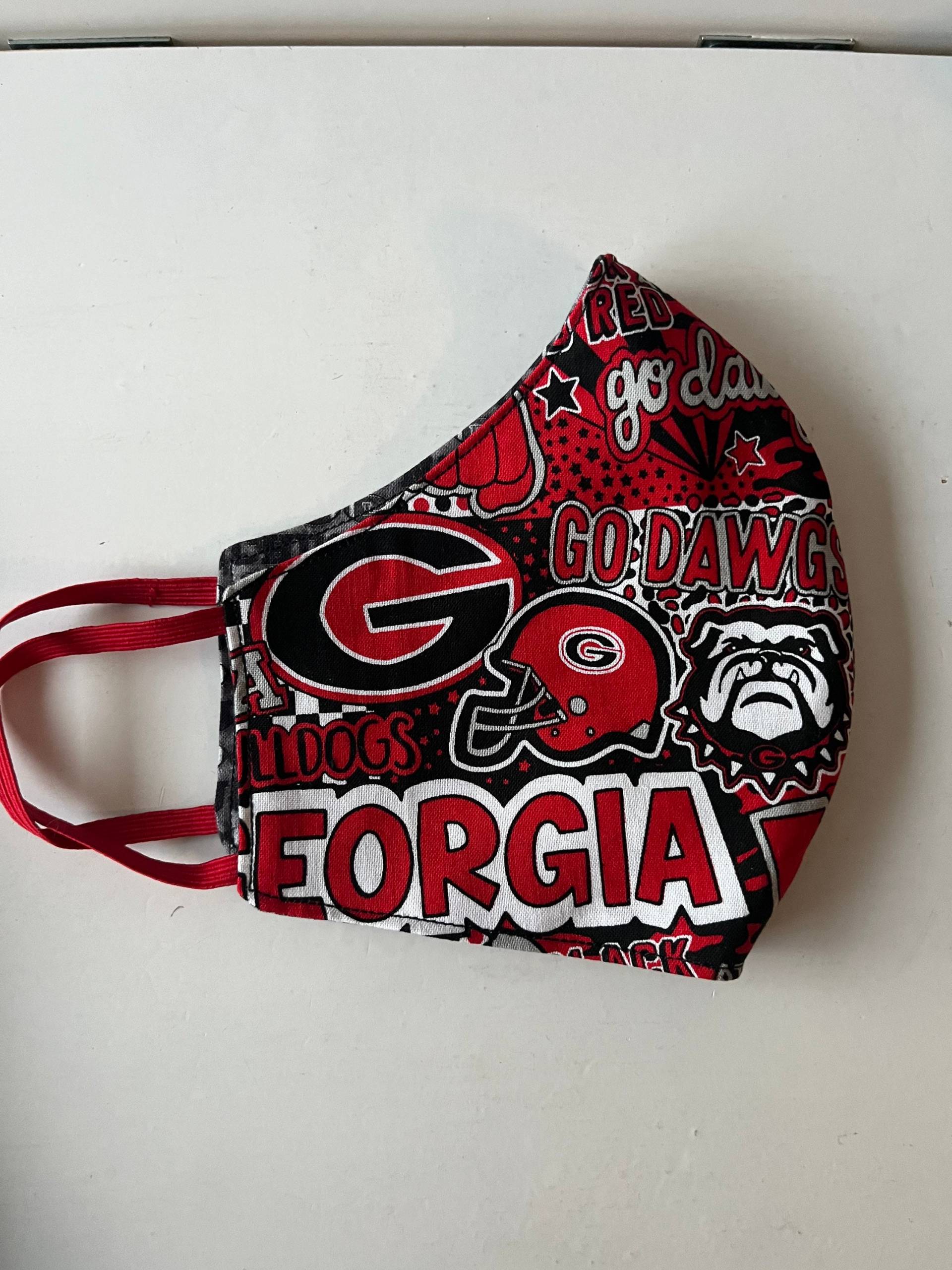 Georgia Bulldogs Graffiti Maske von Etsy - SportsCollectibles30