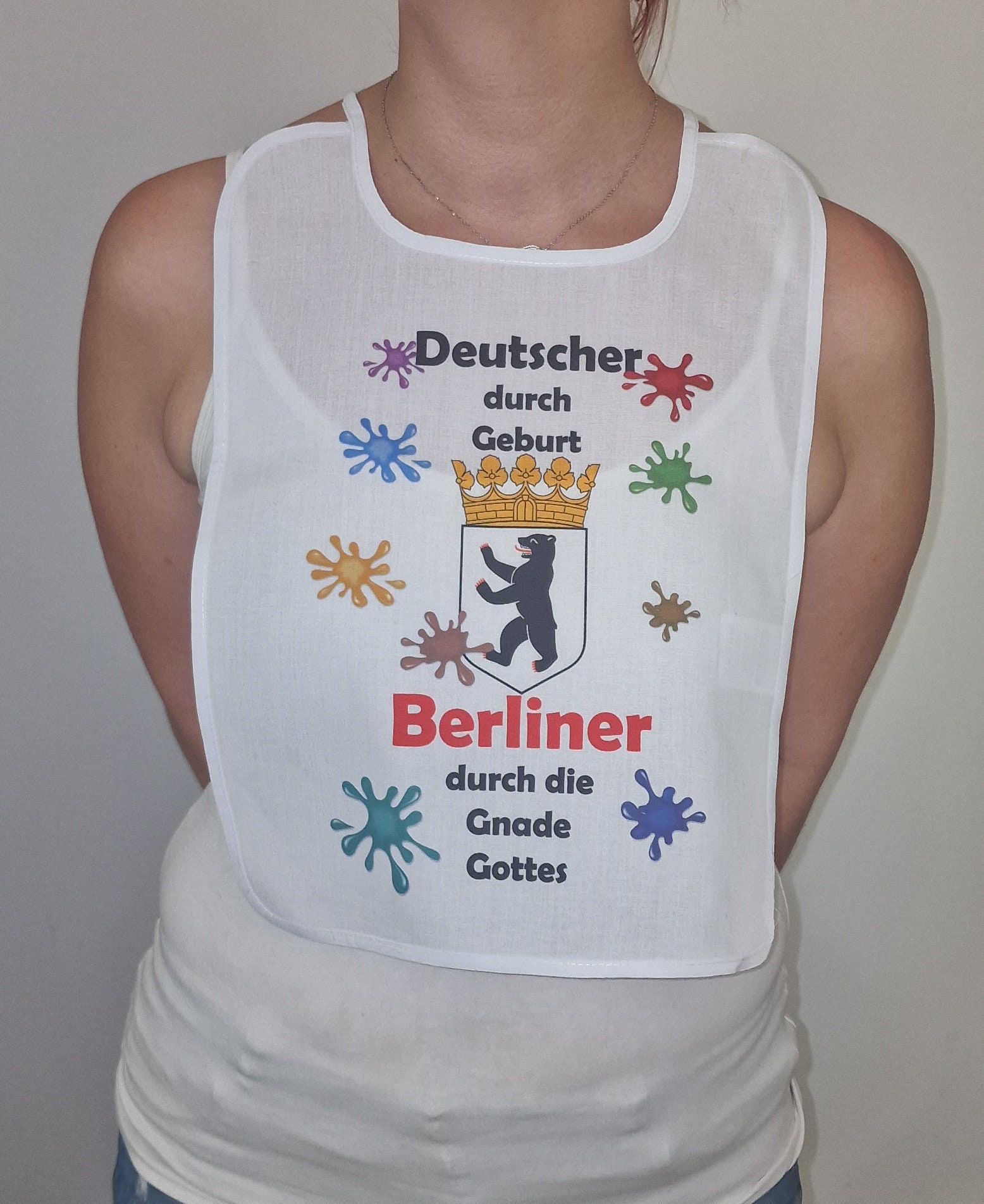 Deutscher Durch Geburt Berliner Die Gnade Gottes Scherz-Latz Erwachsene Senioren Schlabberlatz Lätzchen Pichel Schlabberlätzchen von Etsy - Spruchdruck