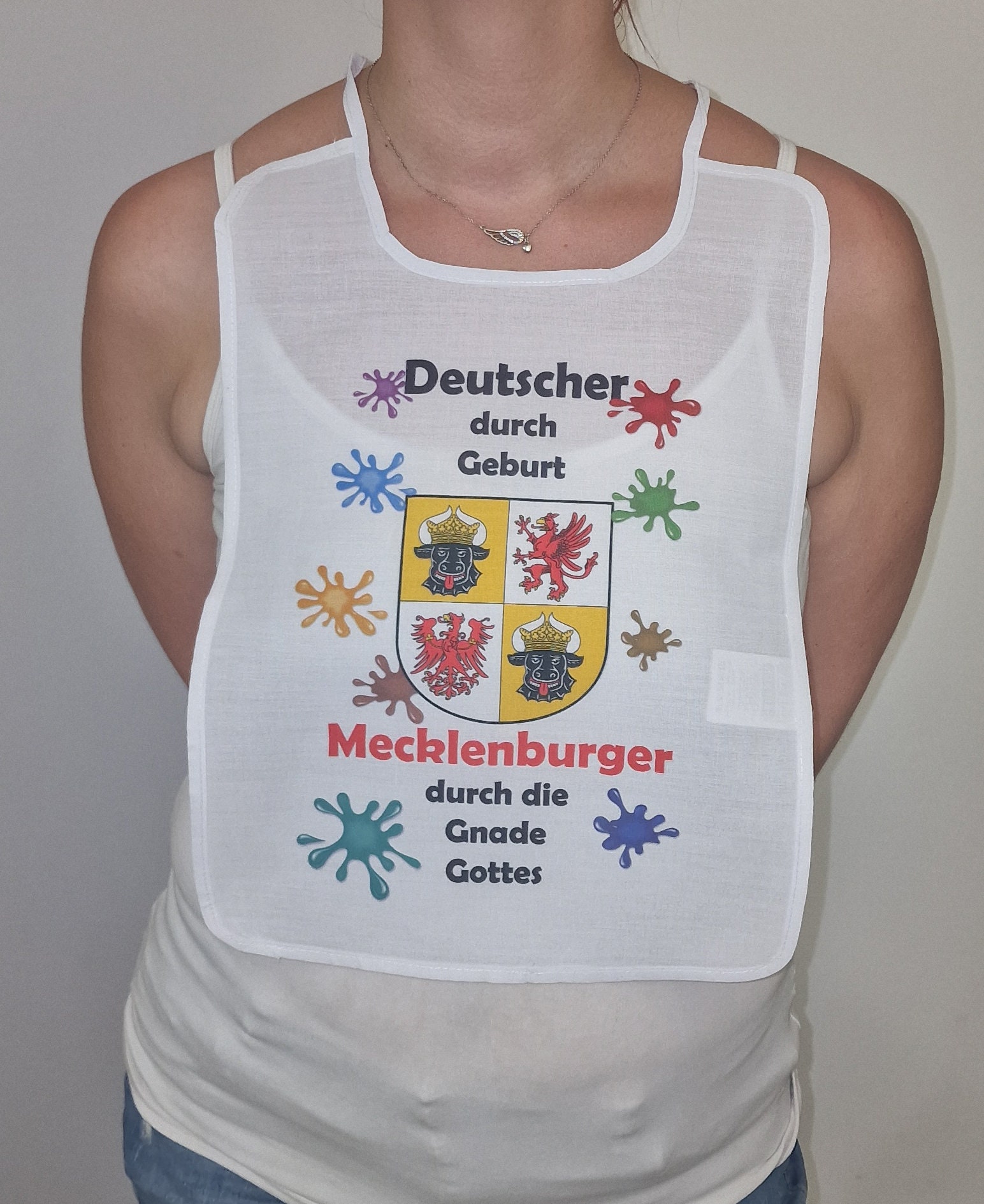 Deutscher Durch Geburt Mecklenburger Die Gnade Gottes Scherz-Latz Erwachsene Senioren Schlabberlatz Lätzchen Pichel Schlabberlätzchen von Etsy - Spruchdruck