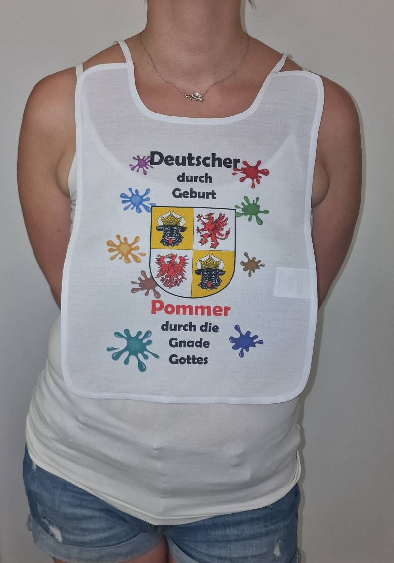 Deutscher Durch Geburt Pommer Die Gnade Gottes Scherz-Latz Erwachsene Senioren Schlabberlatz Lätzchen Pichel Schlabberlätzchen von Etsy - Spruchdruck