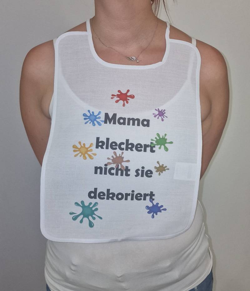 Mama Kleckert Nicht Sie Dekoriert Scherz-Latz Erwachsene Senioren Schlabberlatz Lätzchen Barterl Hangerl Pichel Schlabberlätzchen von Etsy - Spruchdruck